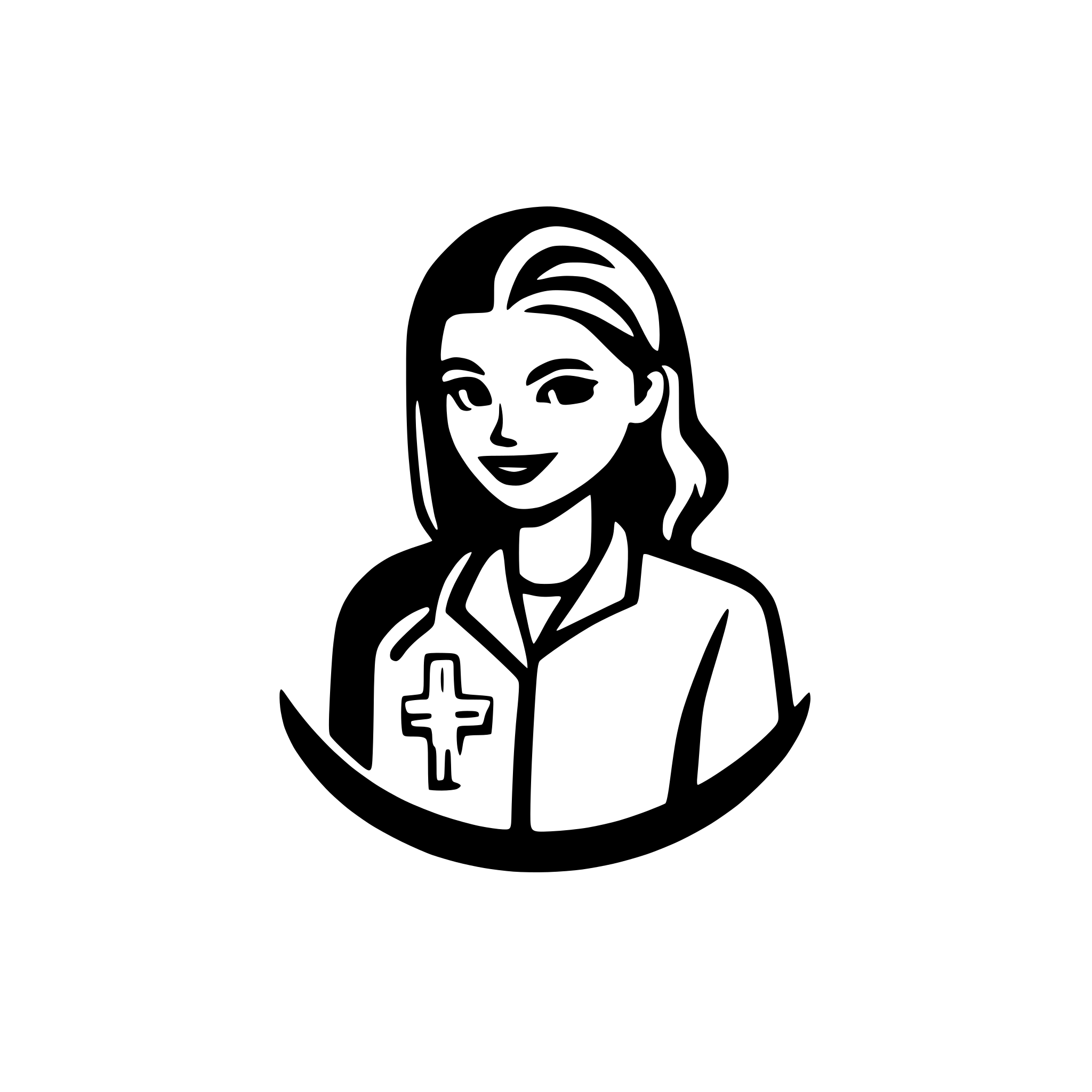 AI-generated SVG of 'hospital patient logo'