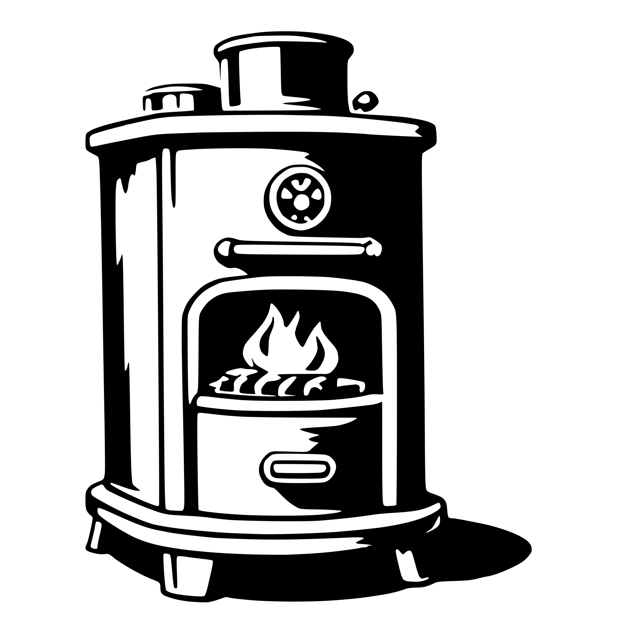 AI-generated SVG of a stove