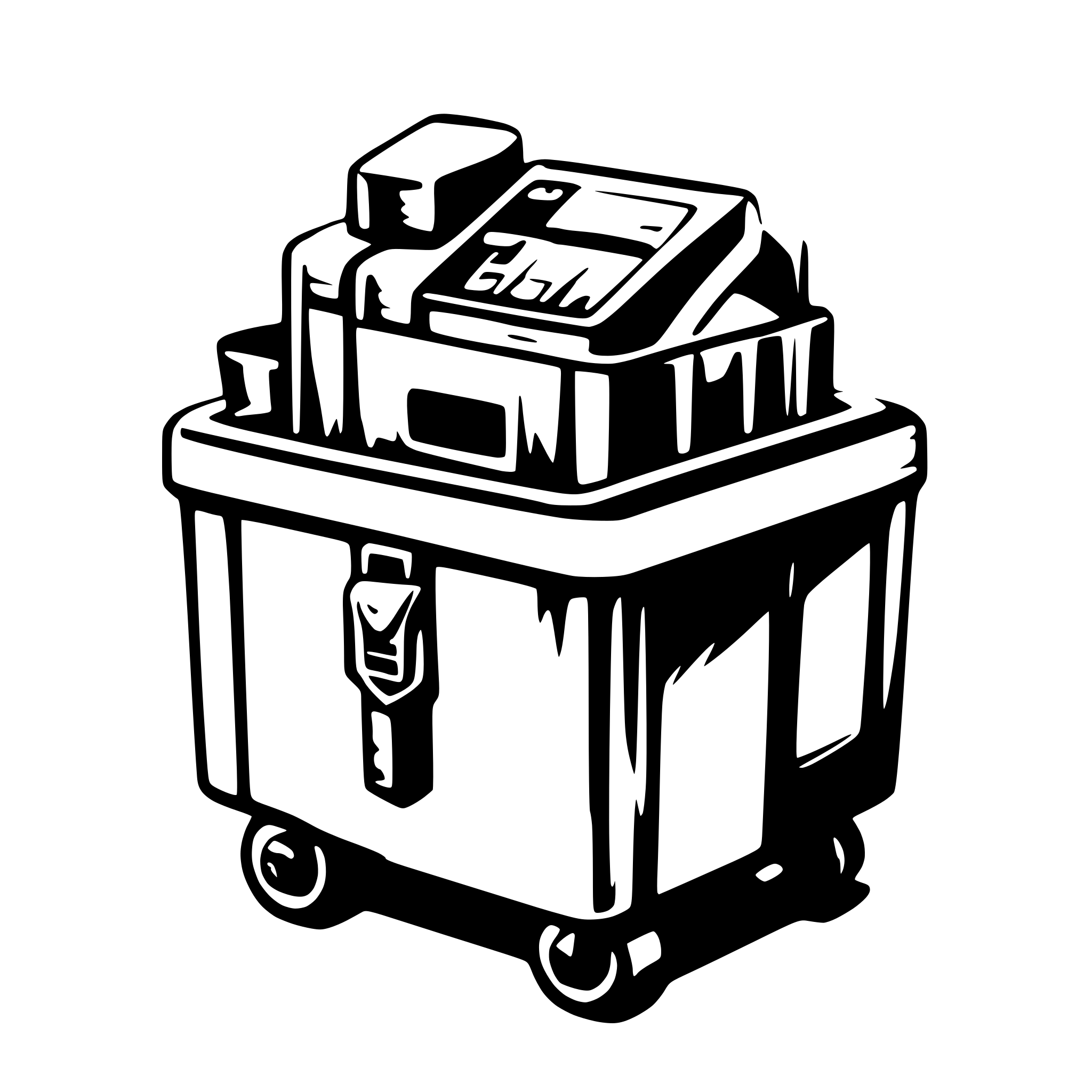 AI-generated SVG of 'purchase traker'
