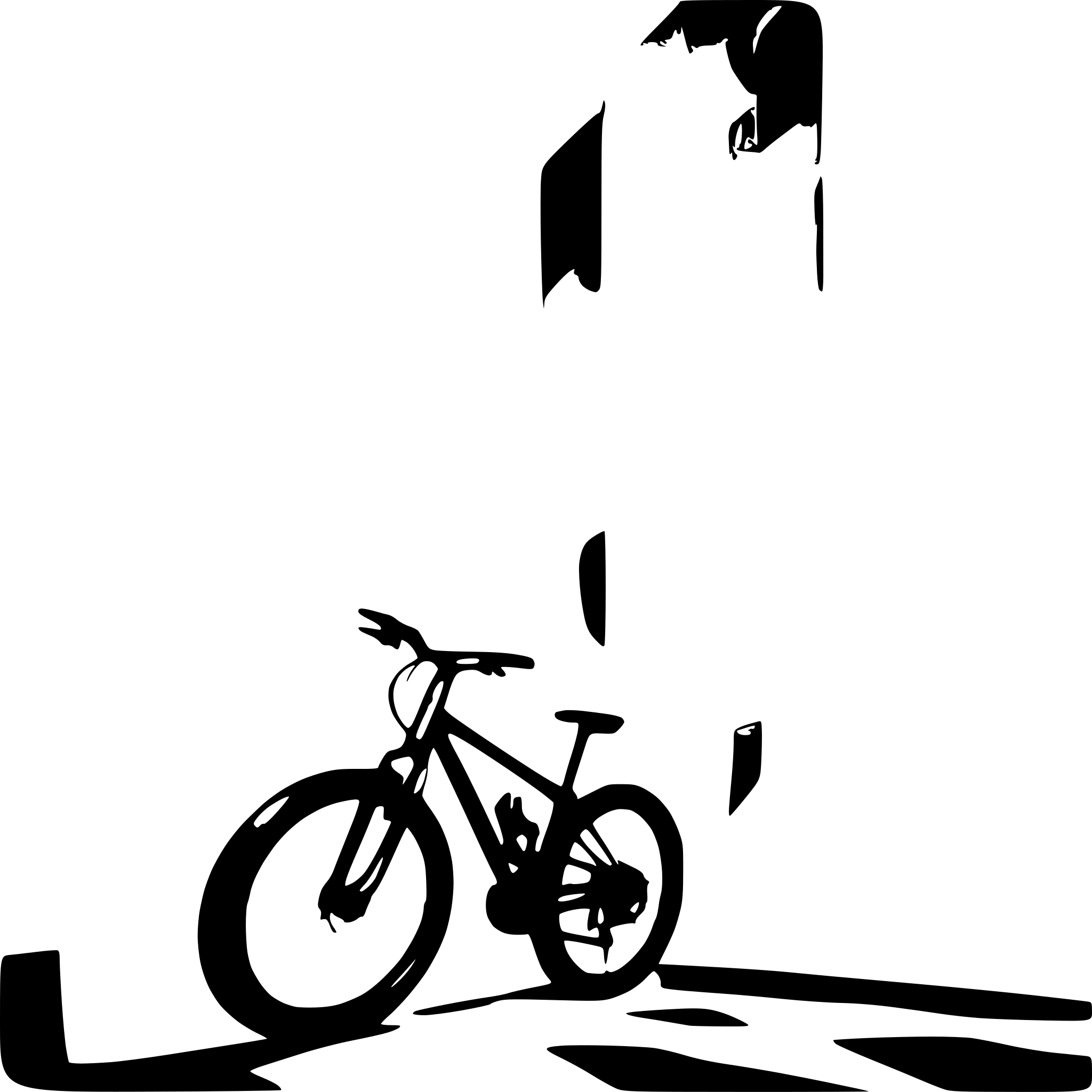 AI-generated SVG of 'mountainbike breaking through a wall'