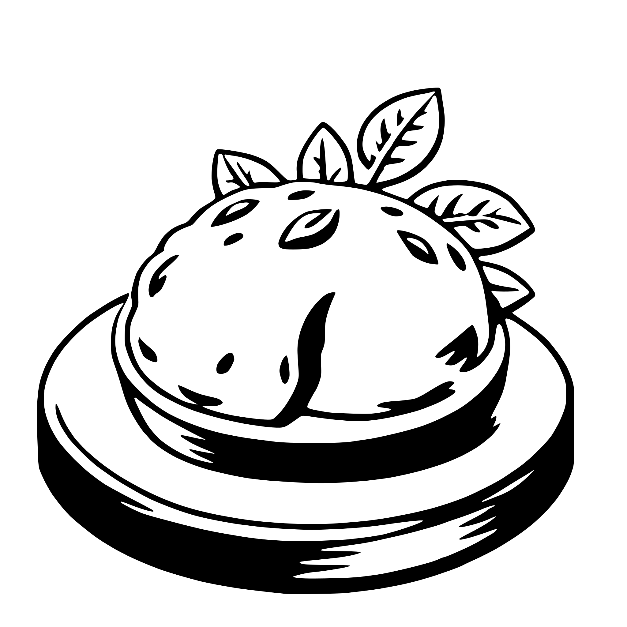 AI-generated SVG of 'dumpling'