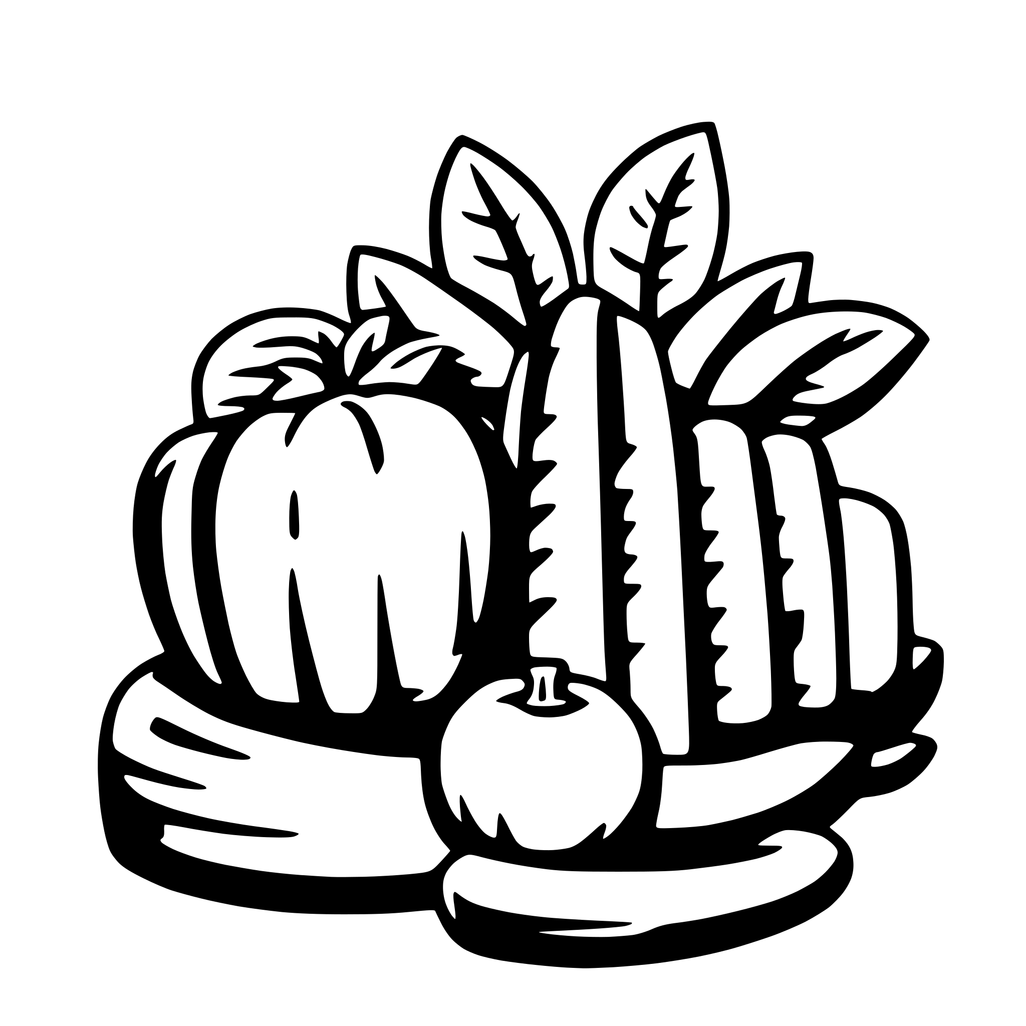 AI-generated SVG of a green vegetables