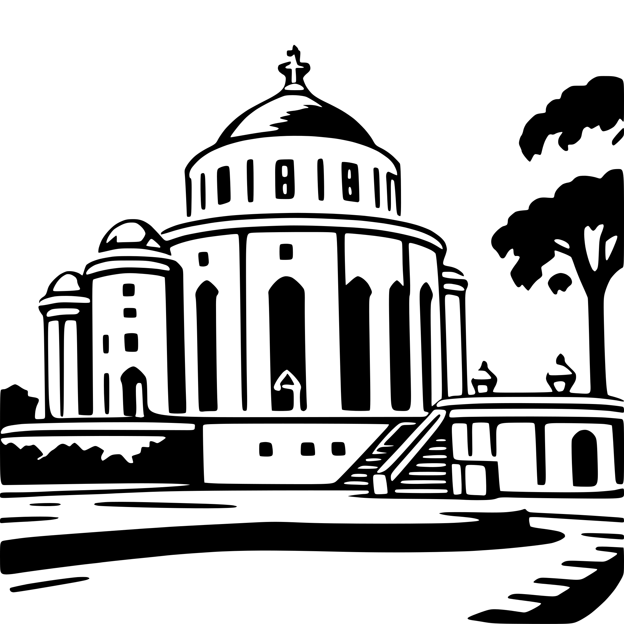 AI-generated SVG of a chiang kai-shek memorial hall