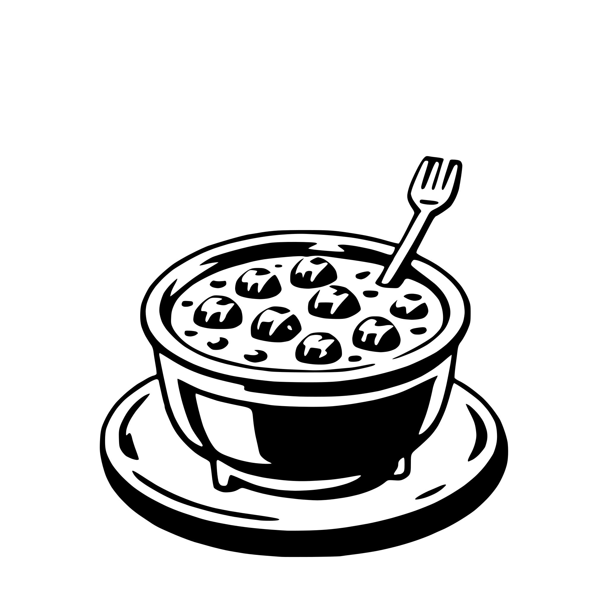 AI-generated SVG of a chowder