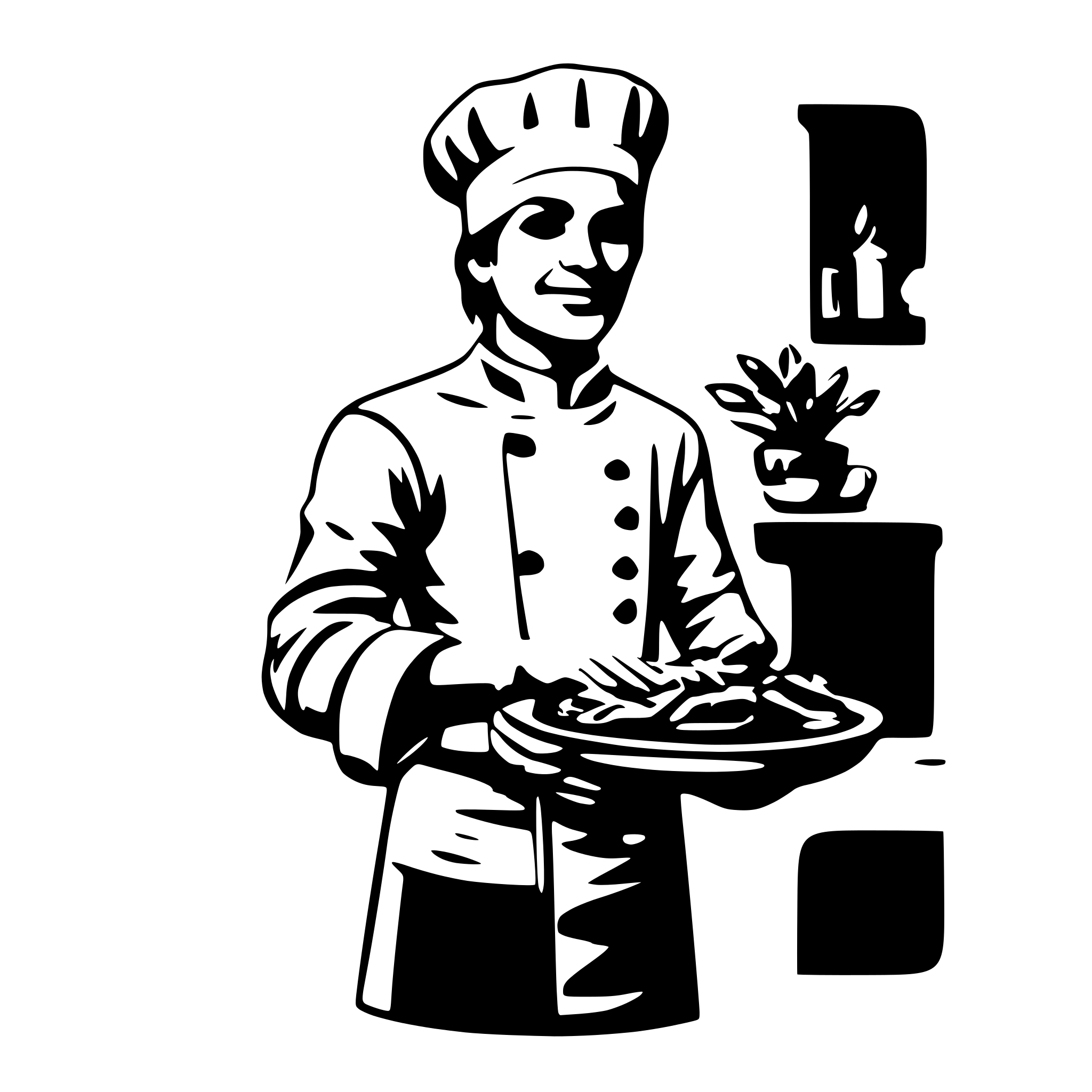 AI-generated SVG of 'Chef'