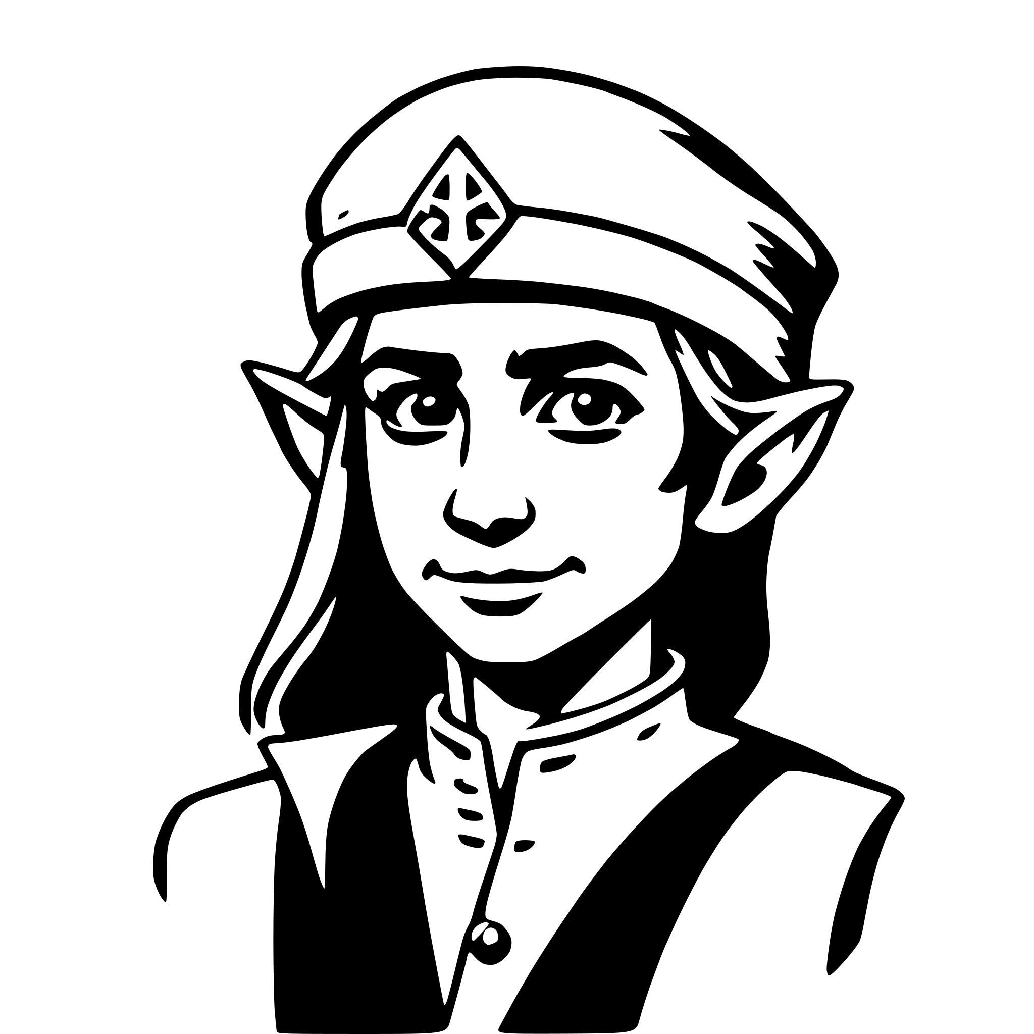 AI-generated SVG of 'elf'
