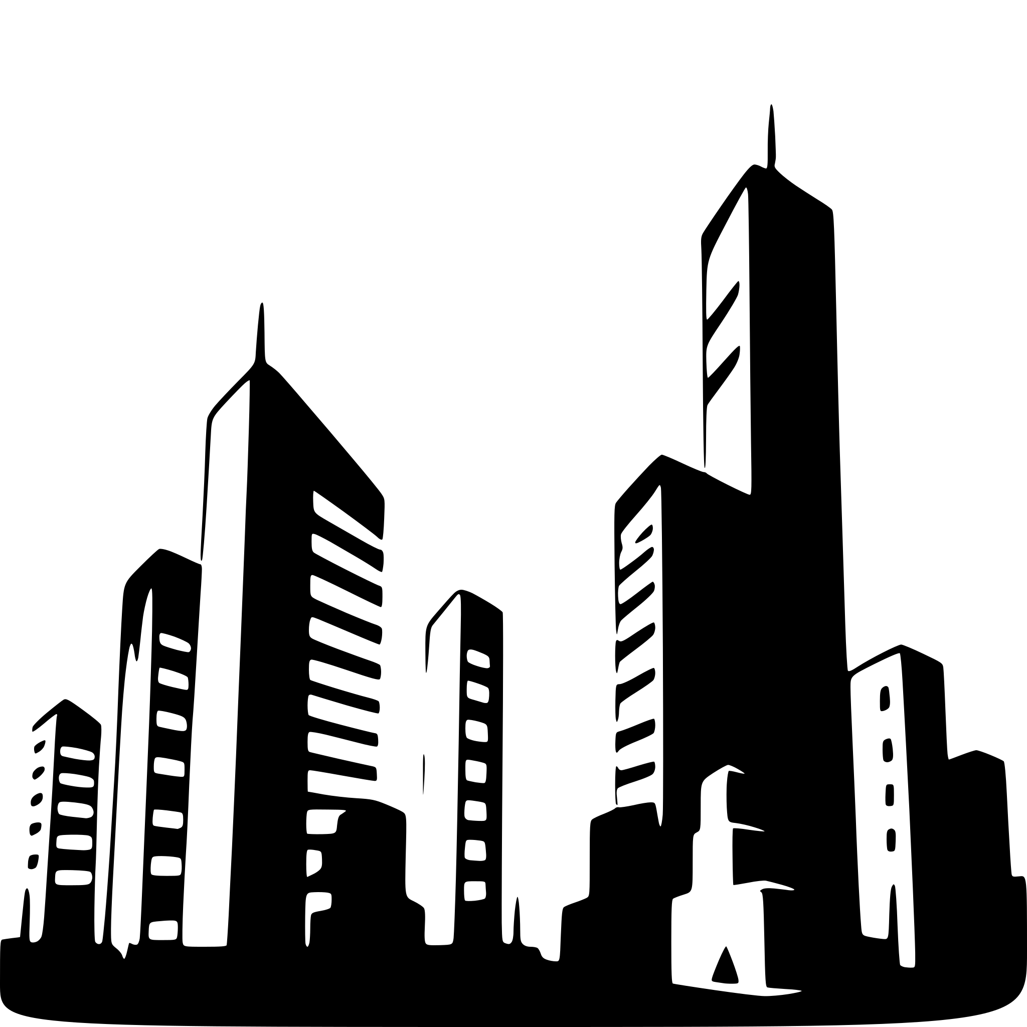 AI-generated SVG of 'abstract cityscape with skyscrapers'