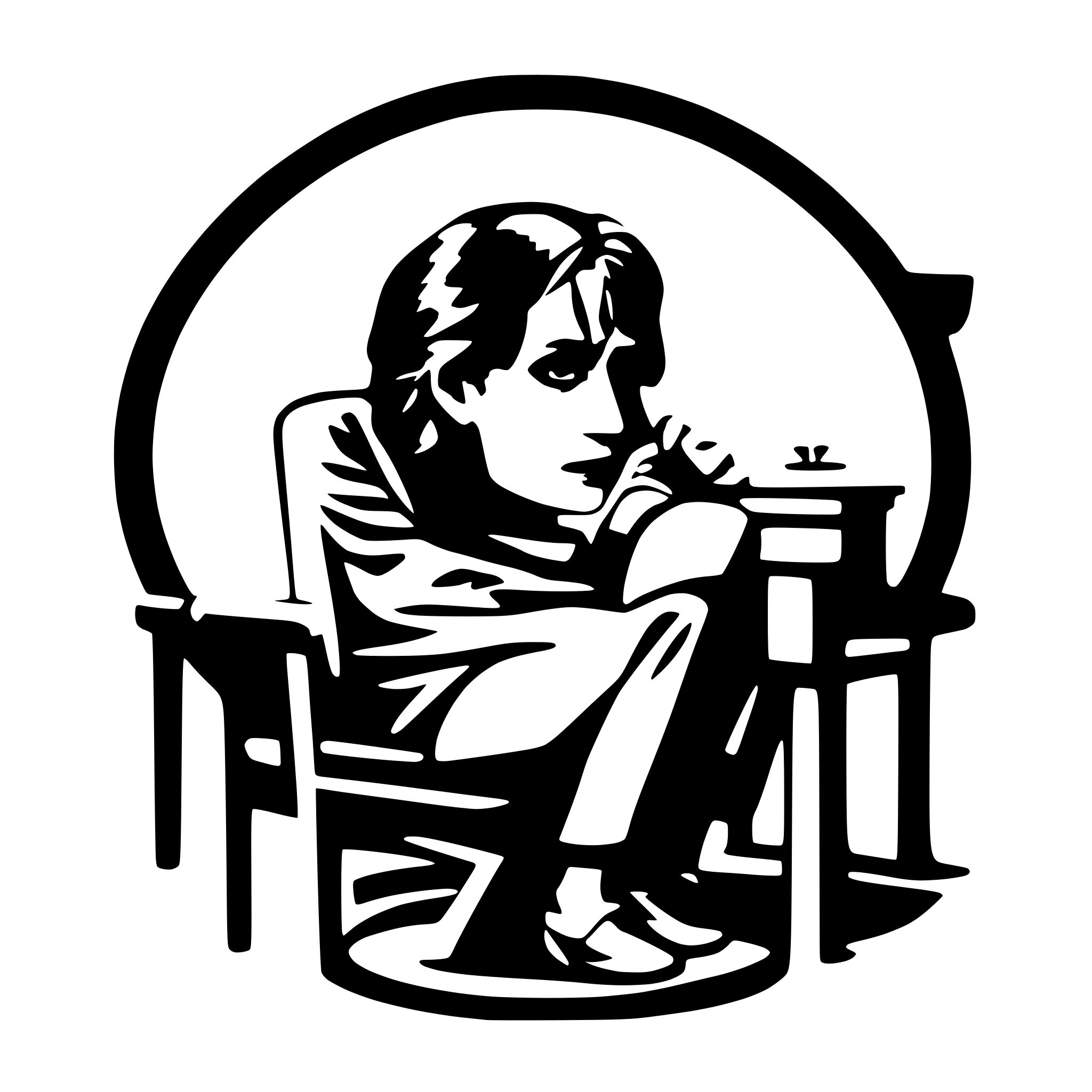 AI-generated SVG of a psychosomatologist's office logo