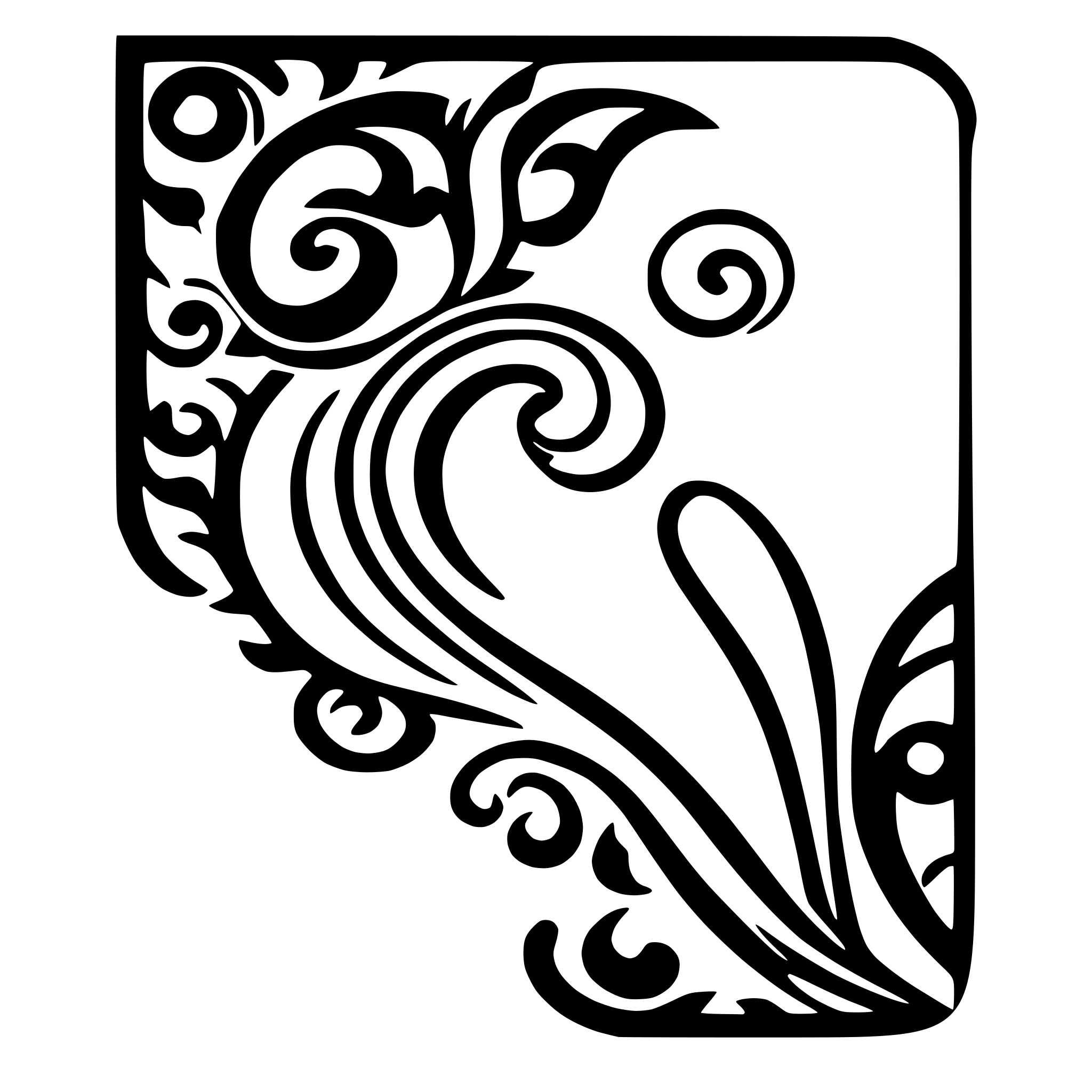 AI-generated SVG of a decorative swirls for corner frame