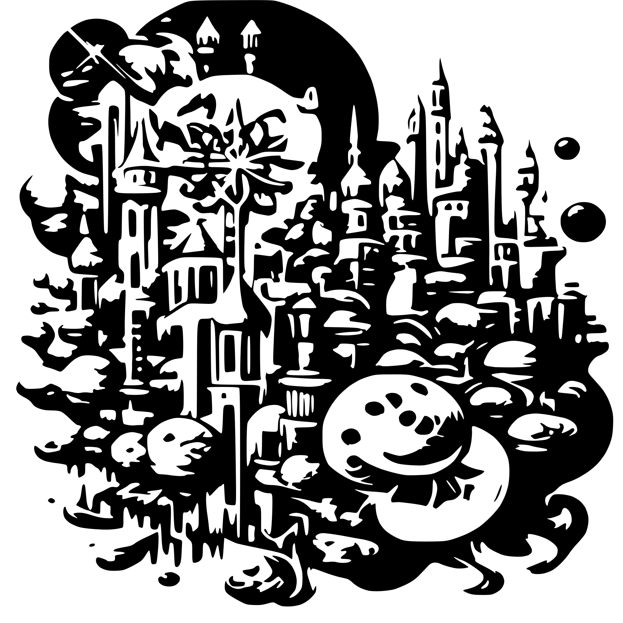 AI-generated SVG of 'space'