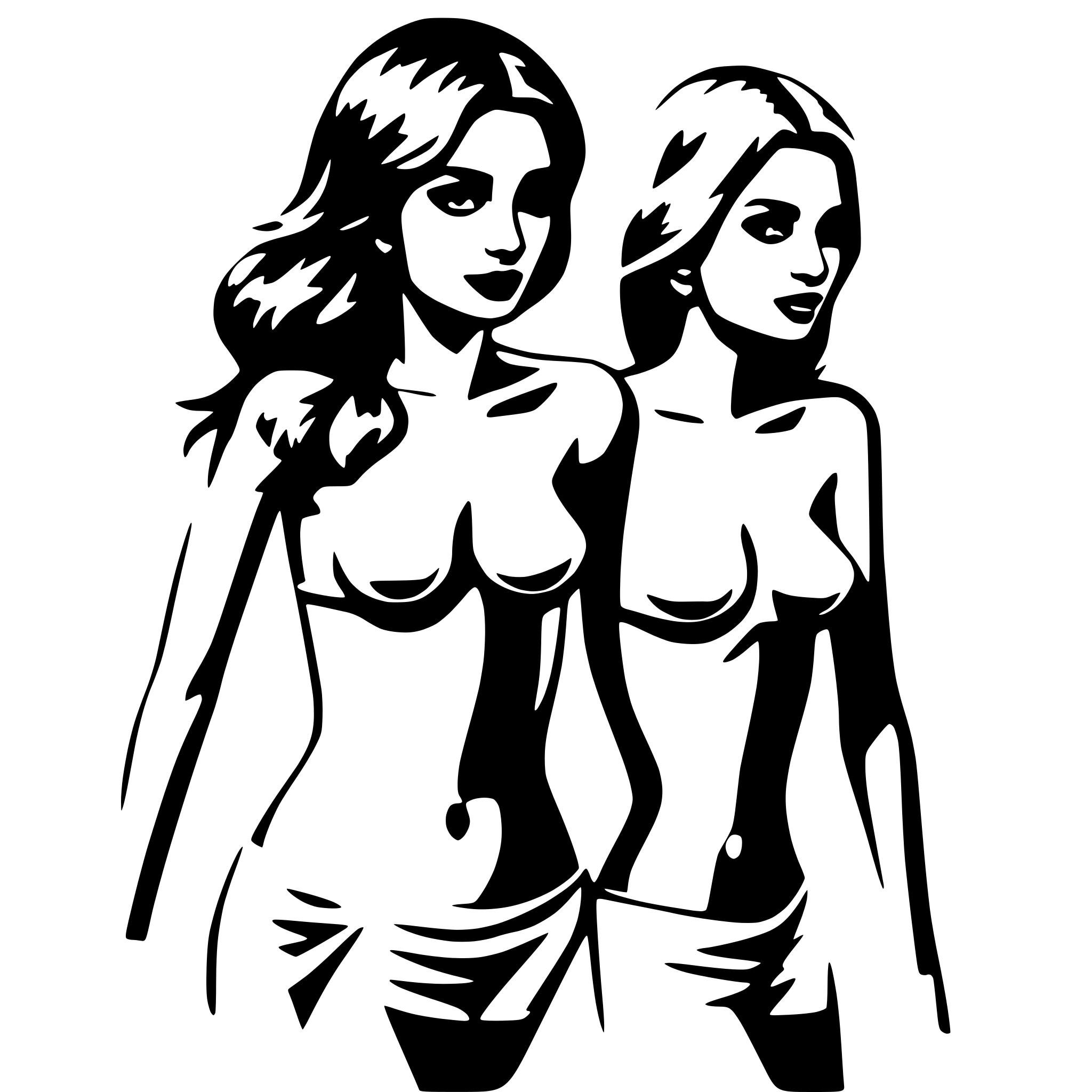 AI-generated SVG of 'undressed women'