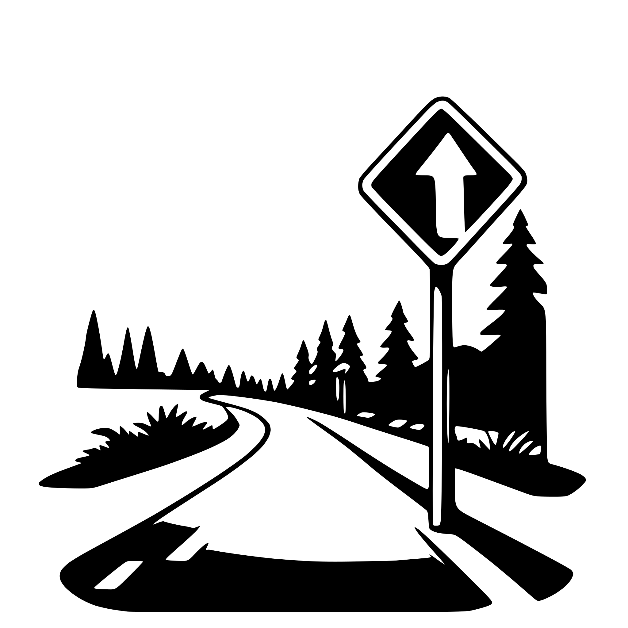 AI-generated SVG of 'traffic sign'