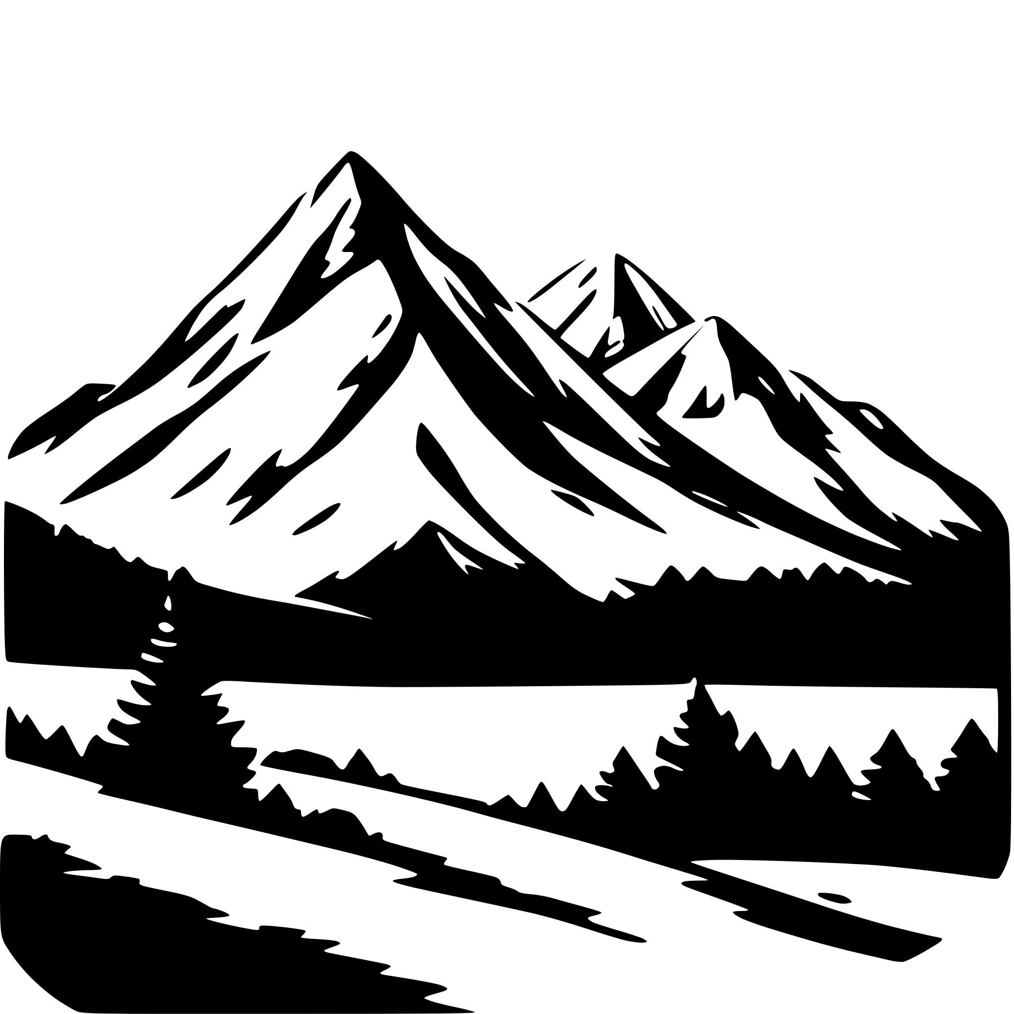 AI-generated SVG of a mountain