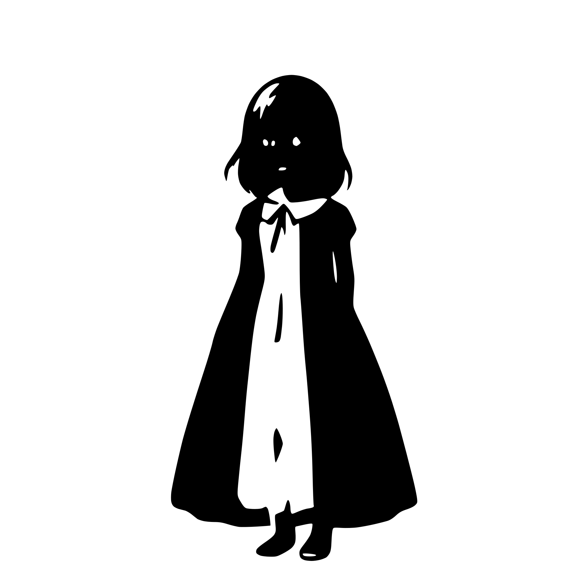 AI-generated SVG of a ghost