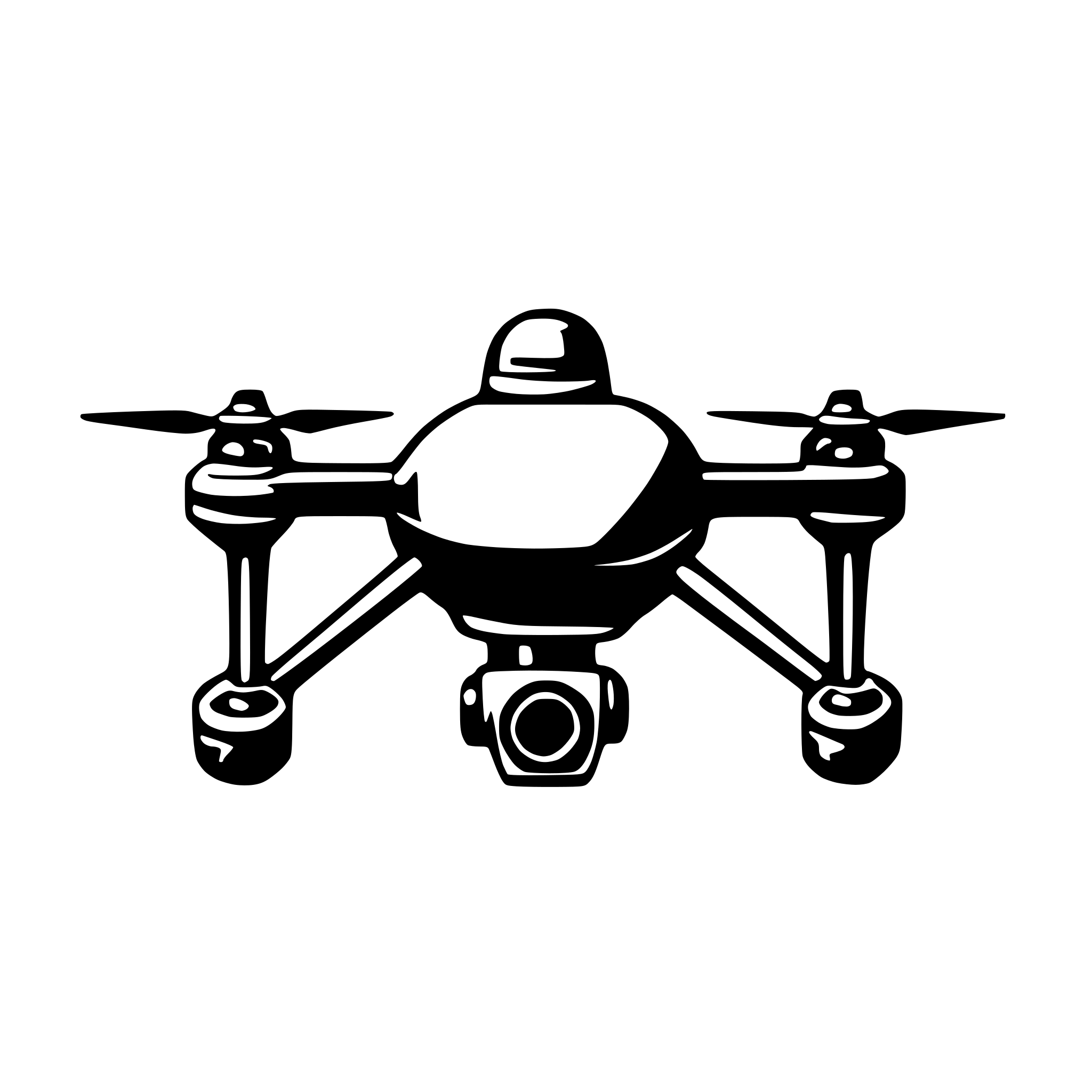 AI-generated SVG of a drone