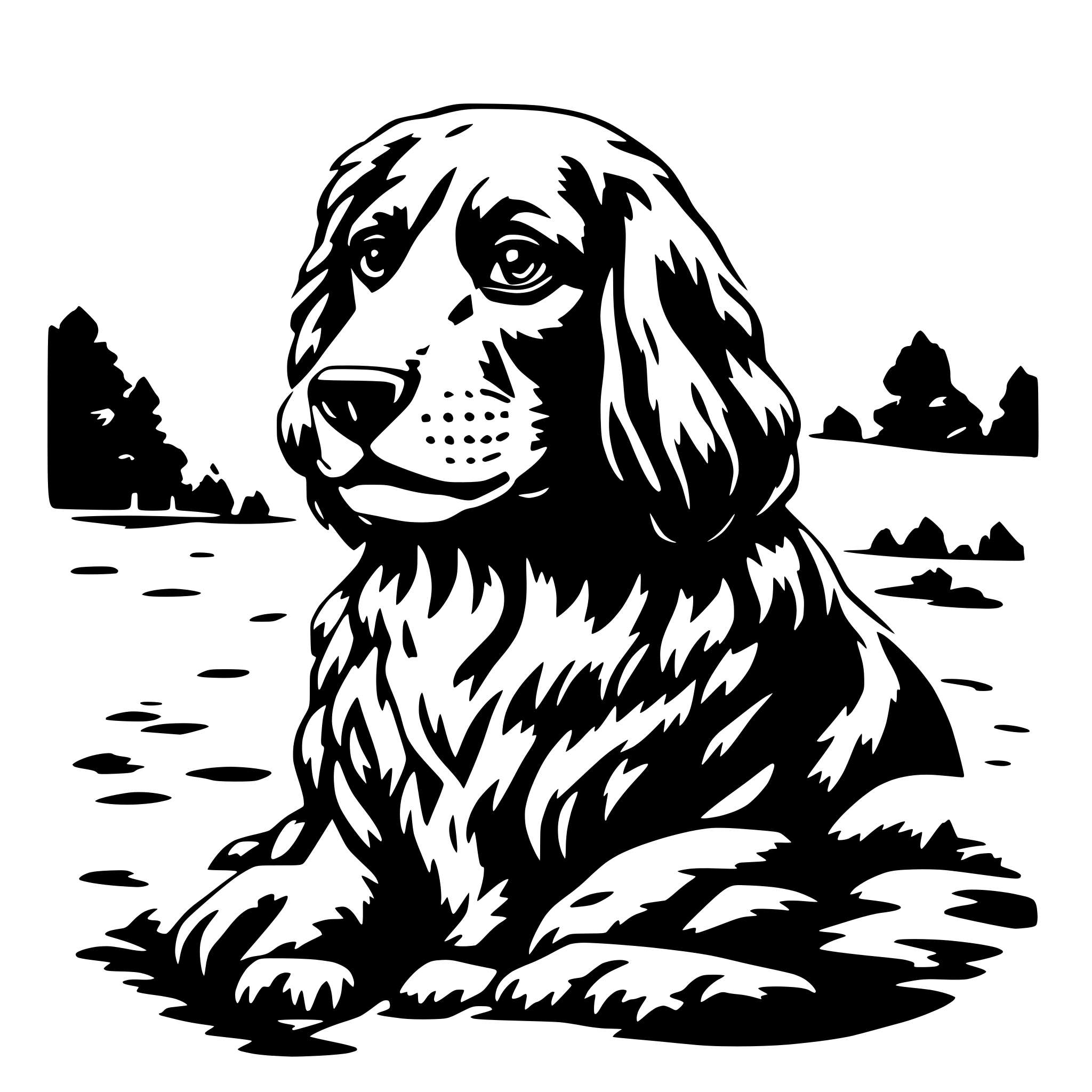 AI-generated SVG of 'heathcliff'