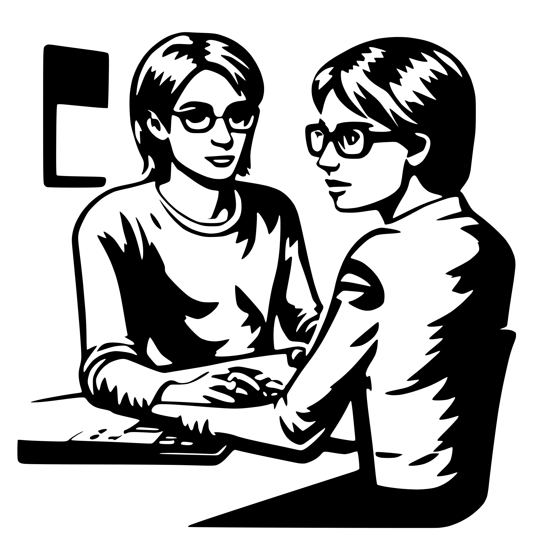 AI-generated SVG of 'software developer'