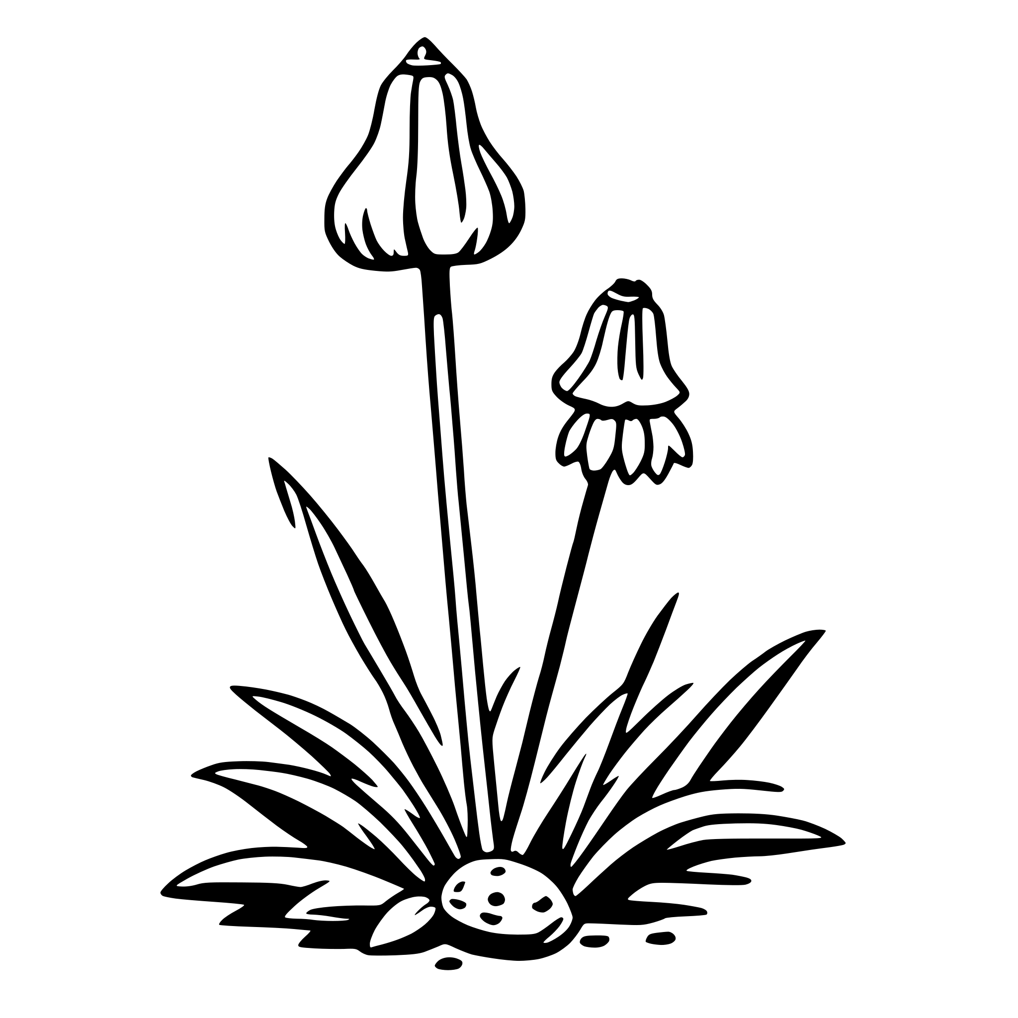 AI-generated SVG of a bluebell