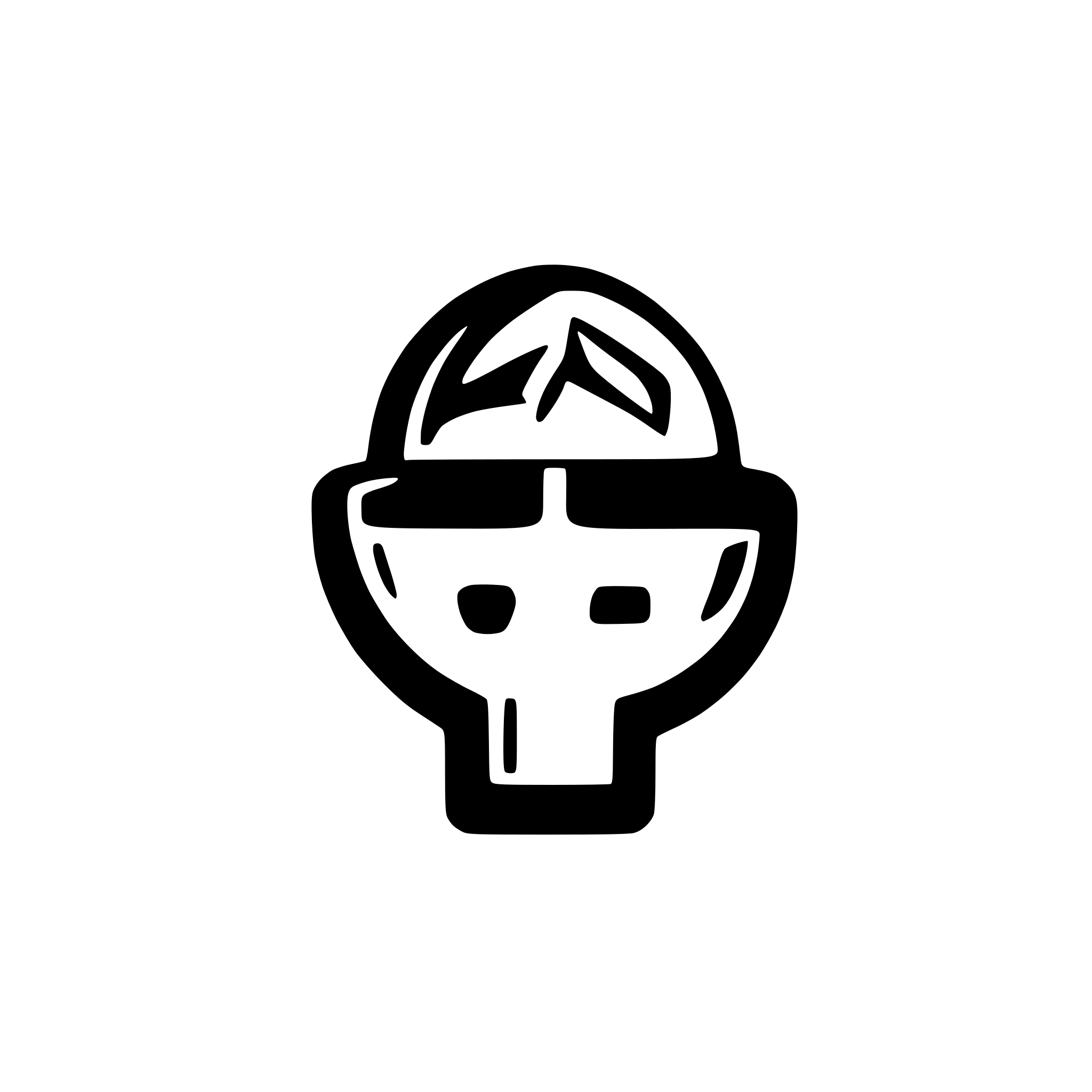 AI-generated SVG of 'keystone'