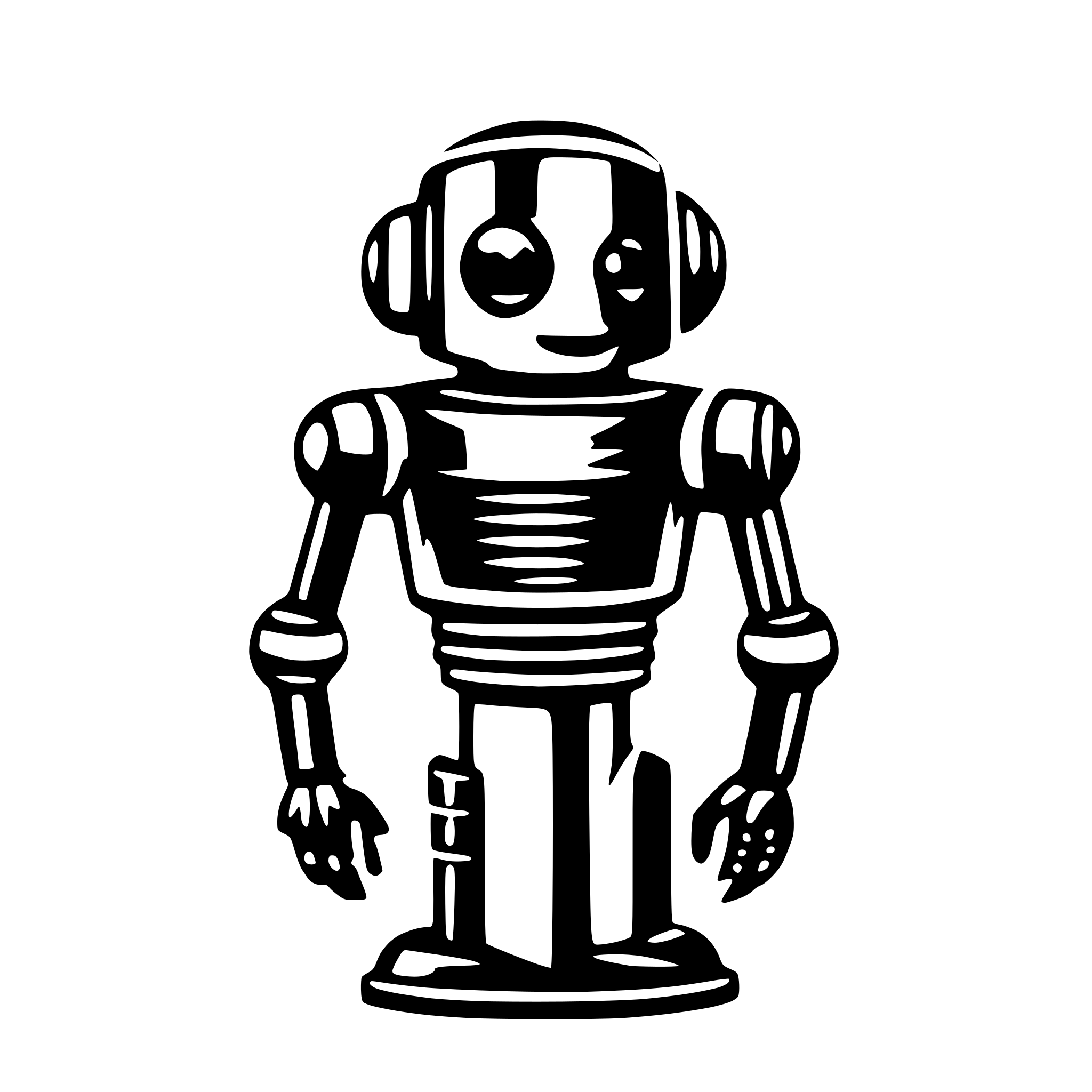AI-generated SVG of 'AI bot, unique design'