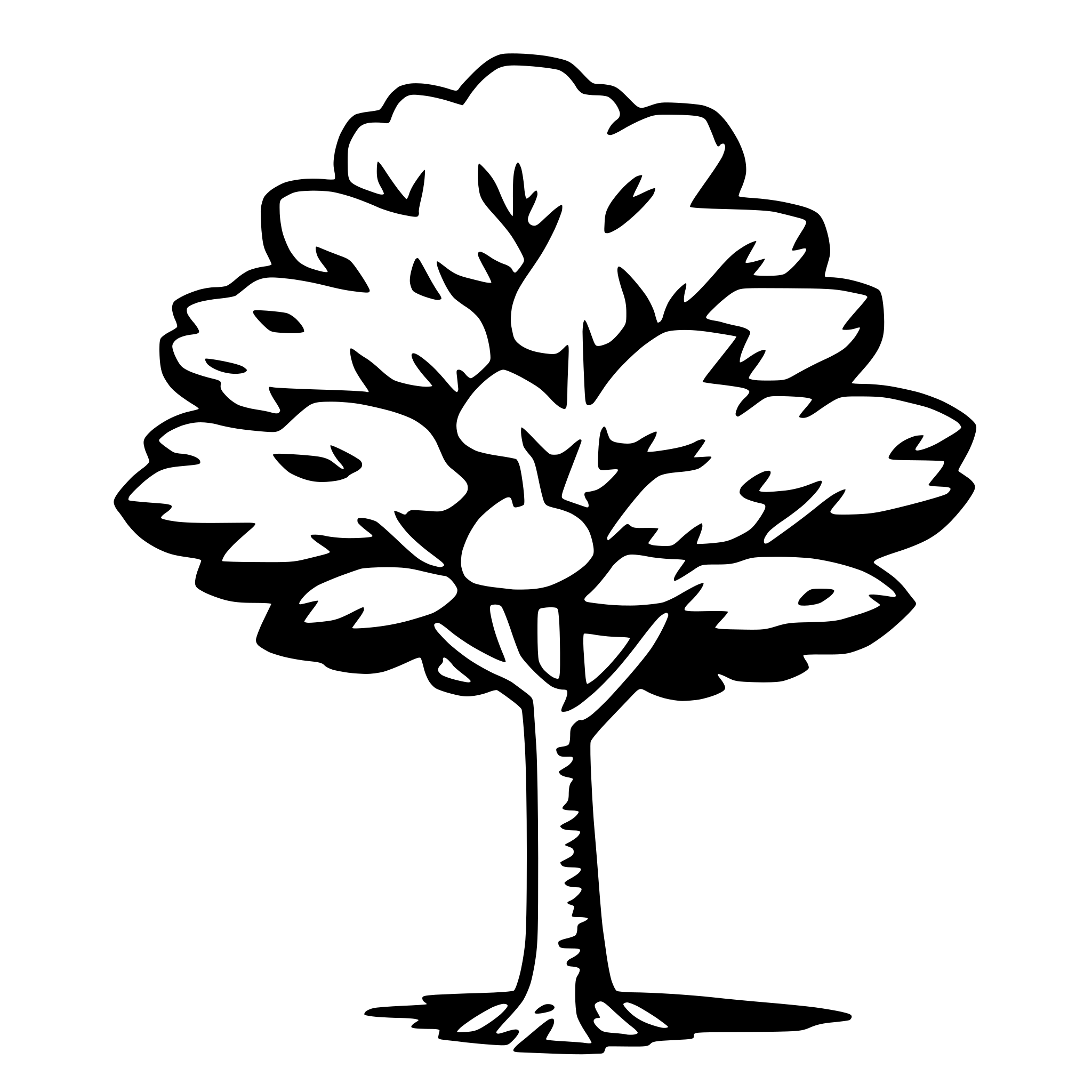 AI-generated SVG of 'ash tree'