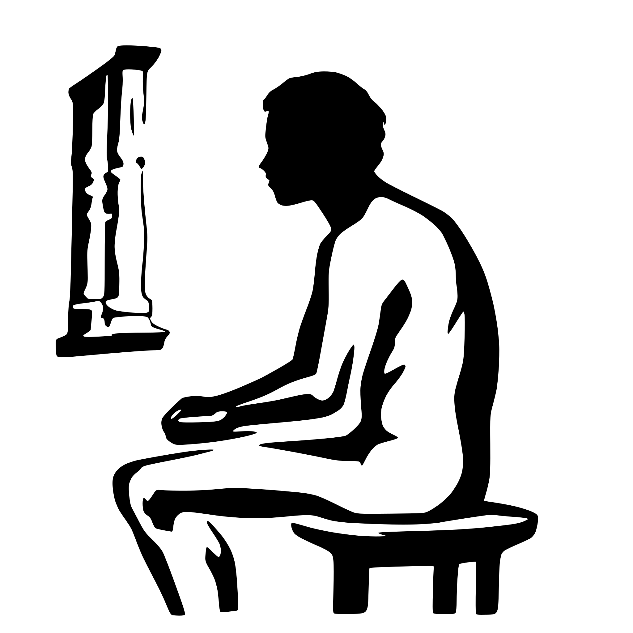 AI-generated SVG of a Generate in the Greek style of the thinker the side siluette of a man sitting on the toilet