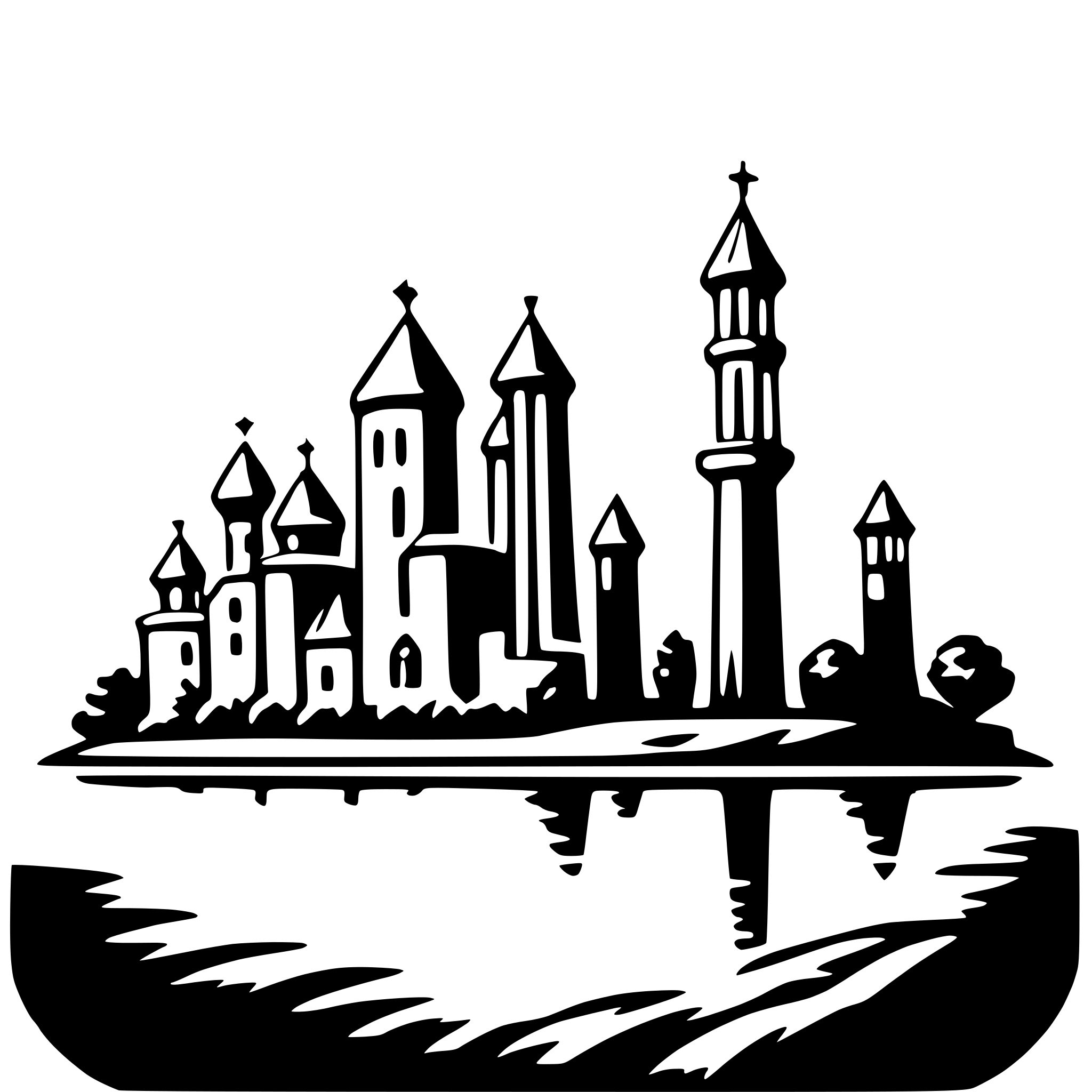 AI-generated SVG of 'romantic skyline'