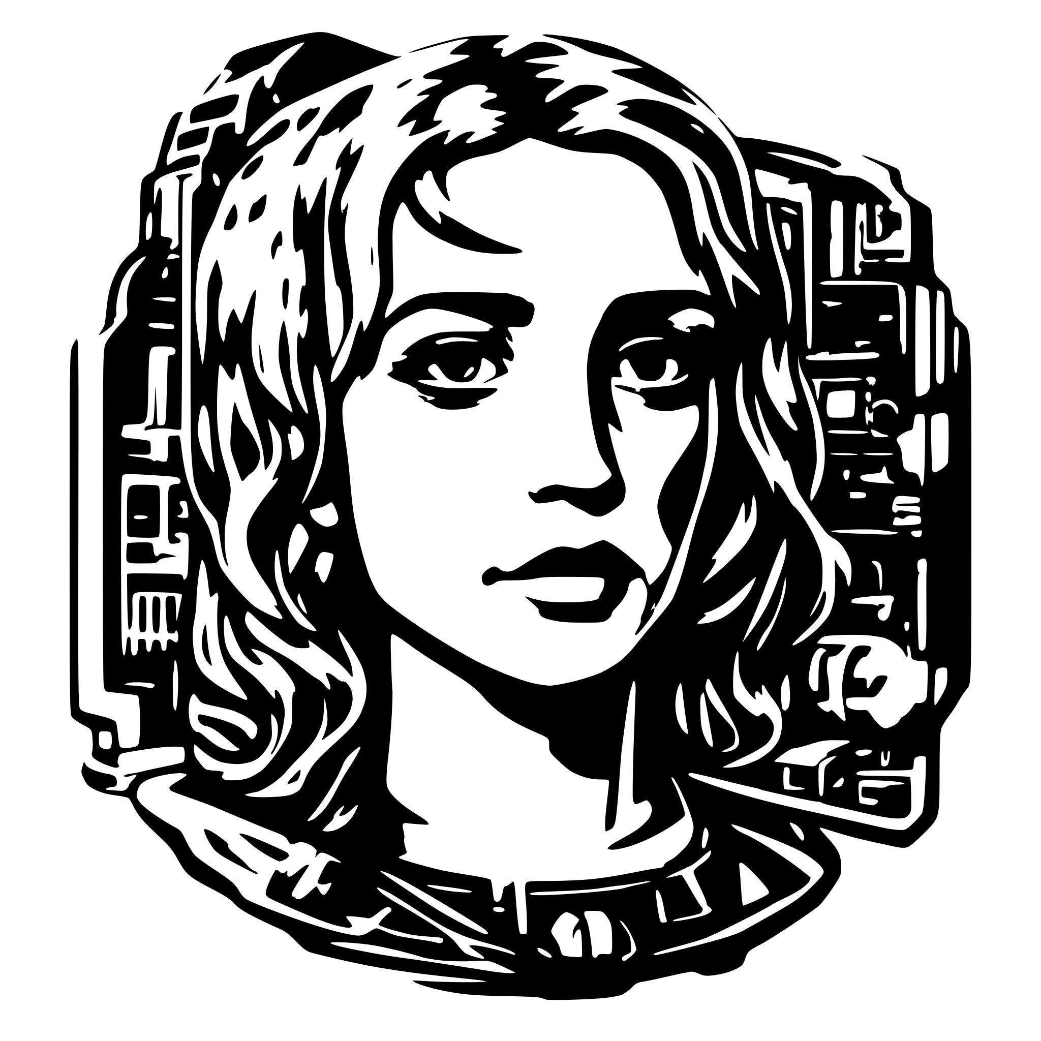 AI-generated SVG of a AI-Powered Doubt Solver AI immage with annimation