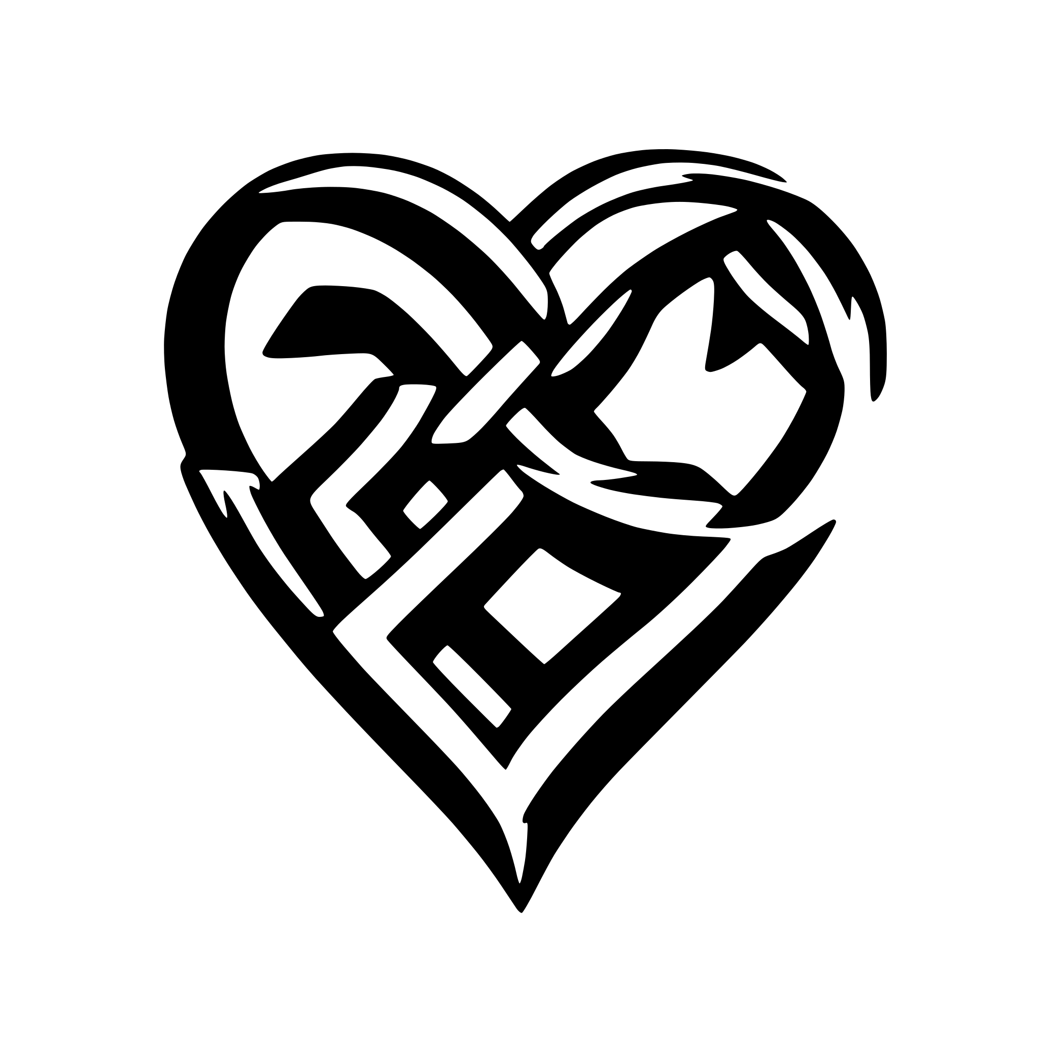 AI-generated SVG of 'celtics knots heart shaped'