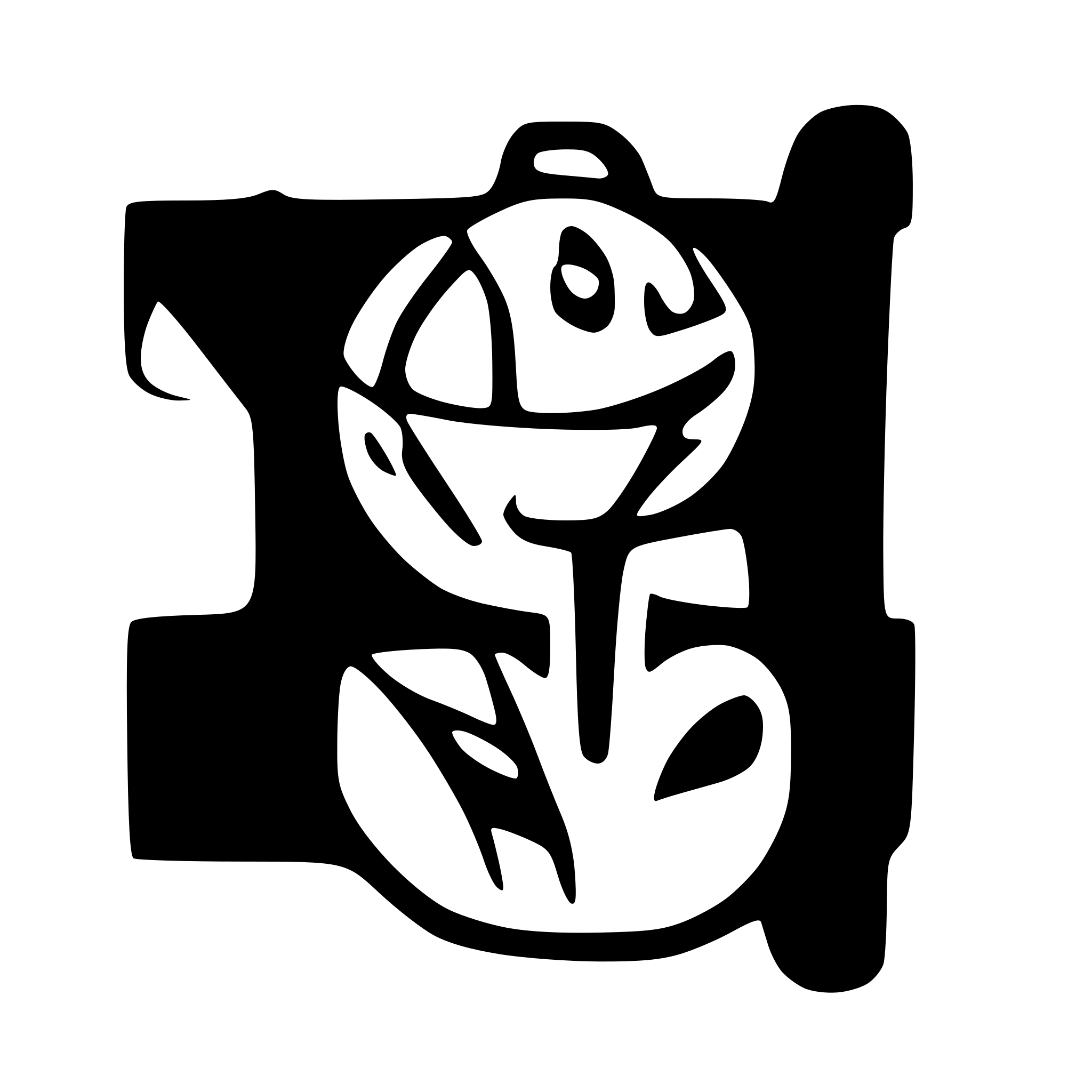 AI-generated SVG of a cartoonish snake logo holding a pen