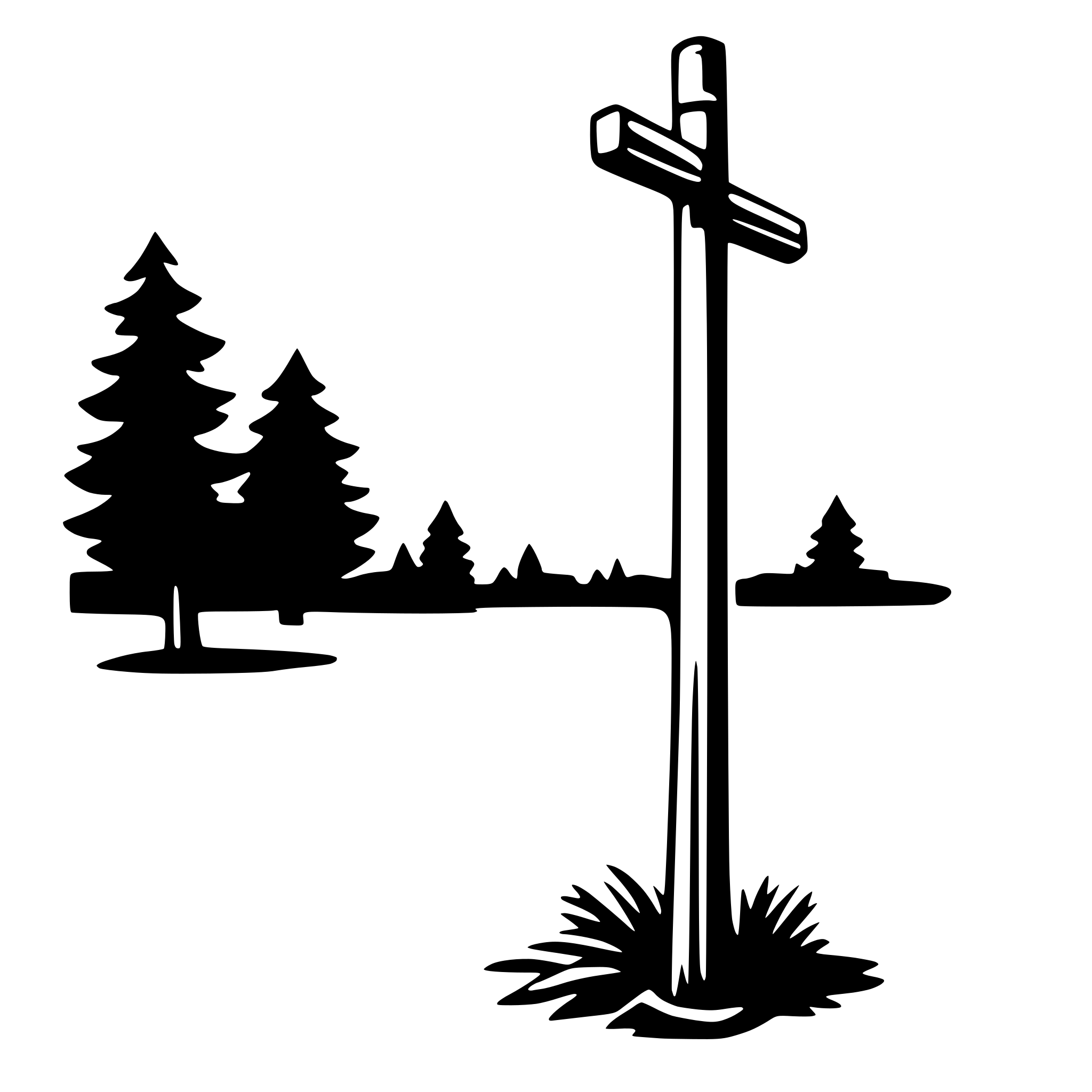 AI-generated SVG of a pole