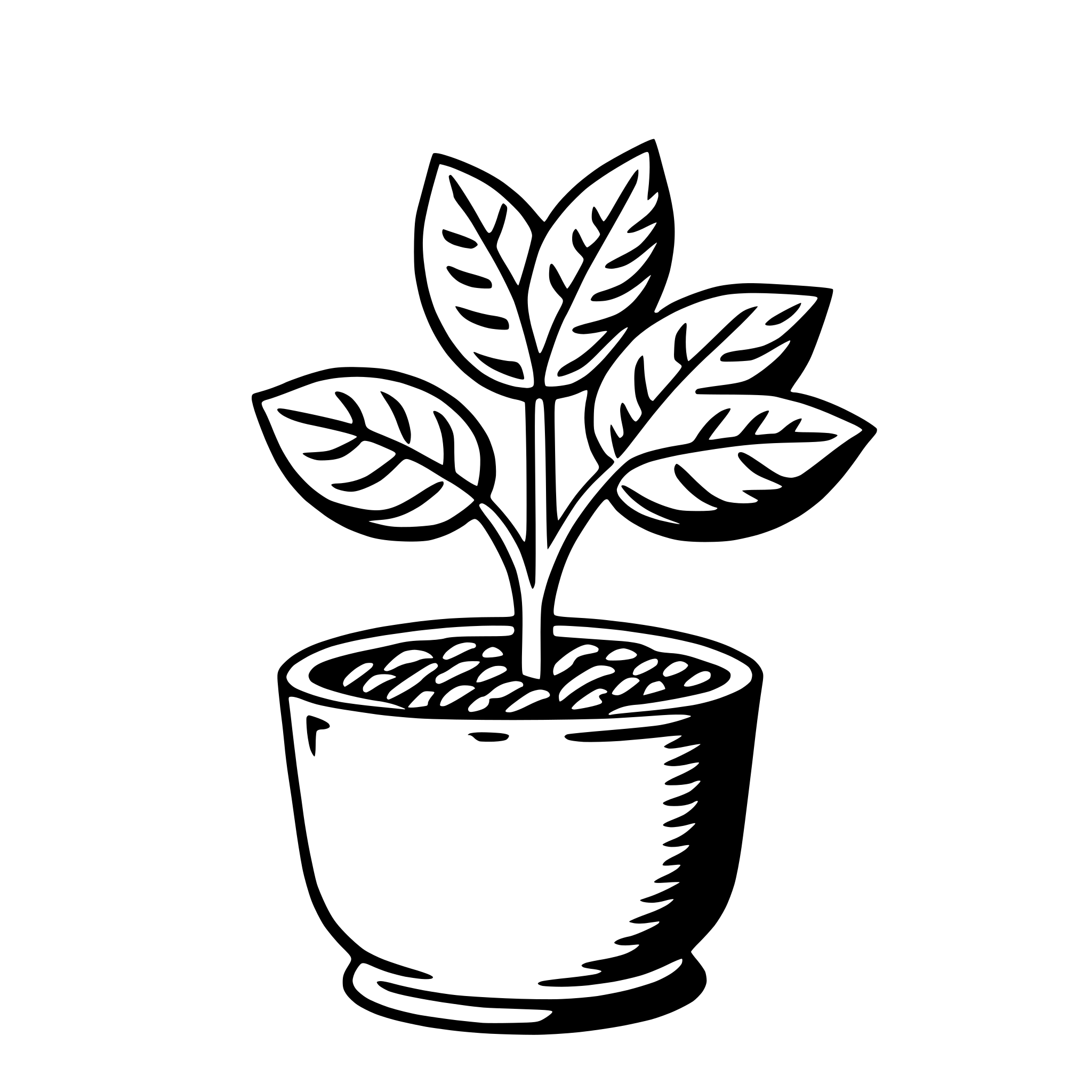 AI-generated SVG of 'flaxseed'