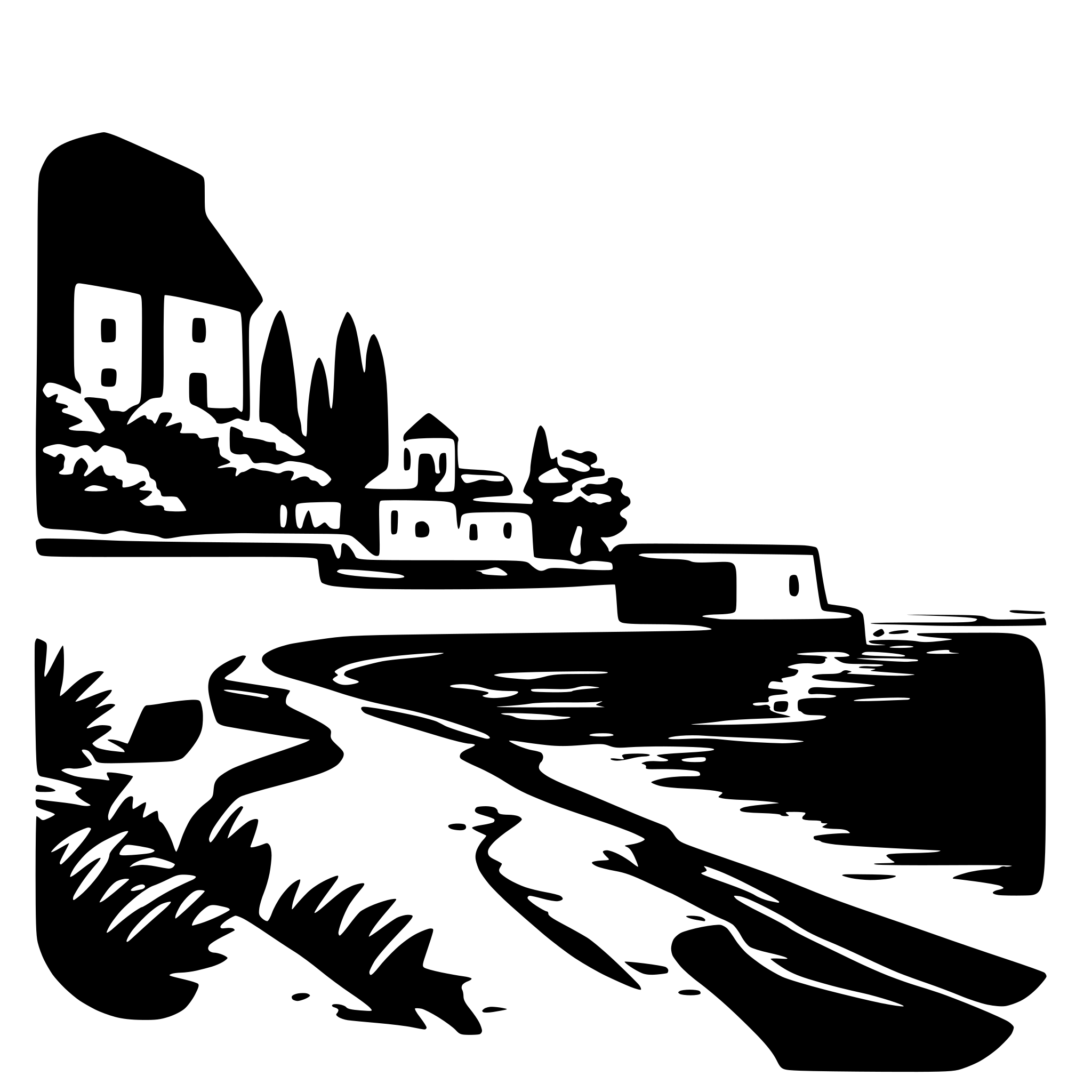 AI-generated SVG of 'island of hvar croatia'