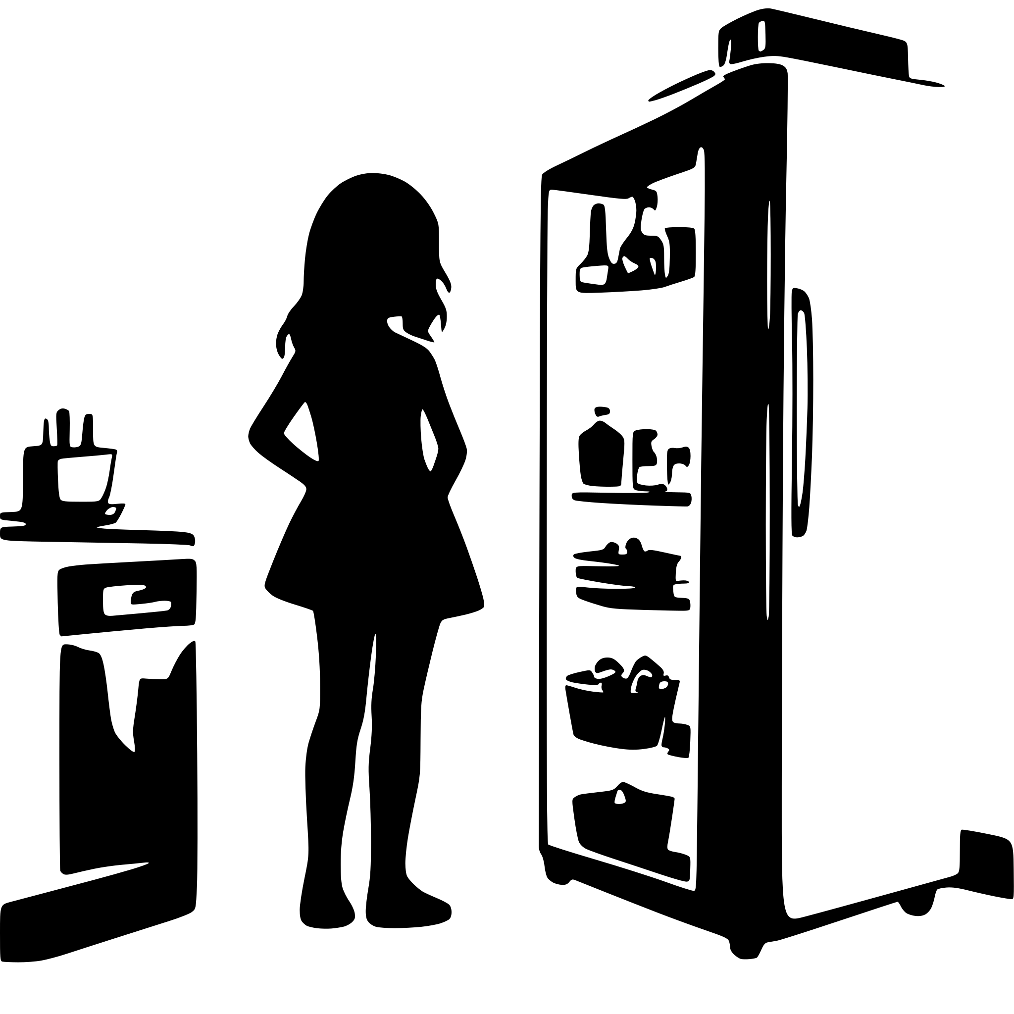 AI-generated SVG of 'fridge'