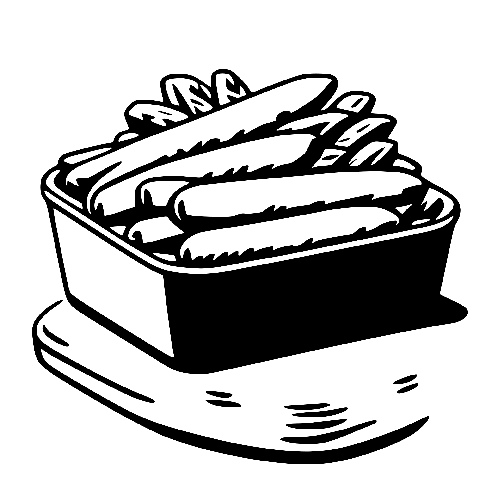 AI-generated SVG of a french fries
