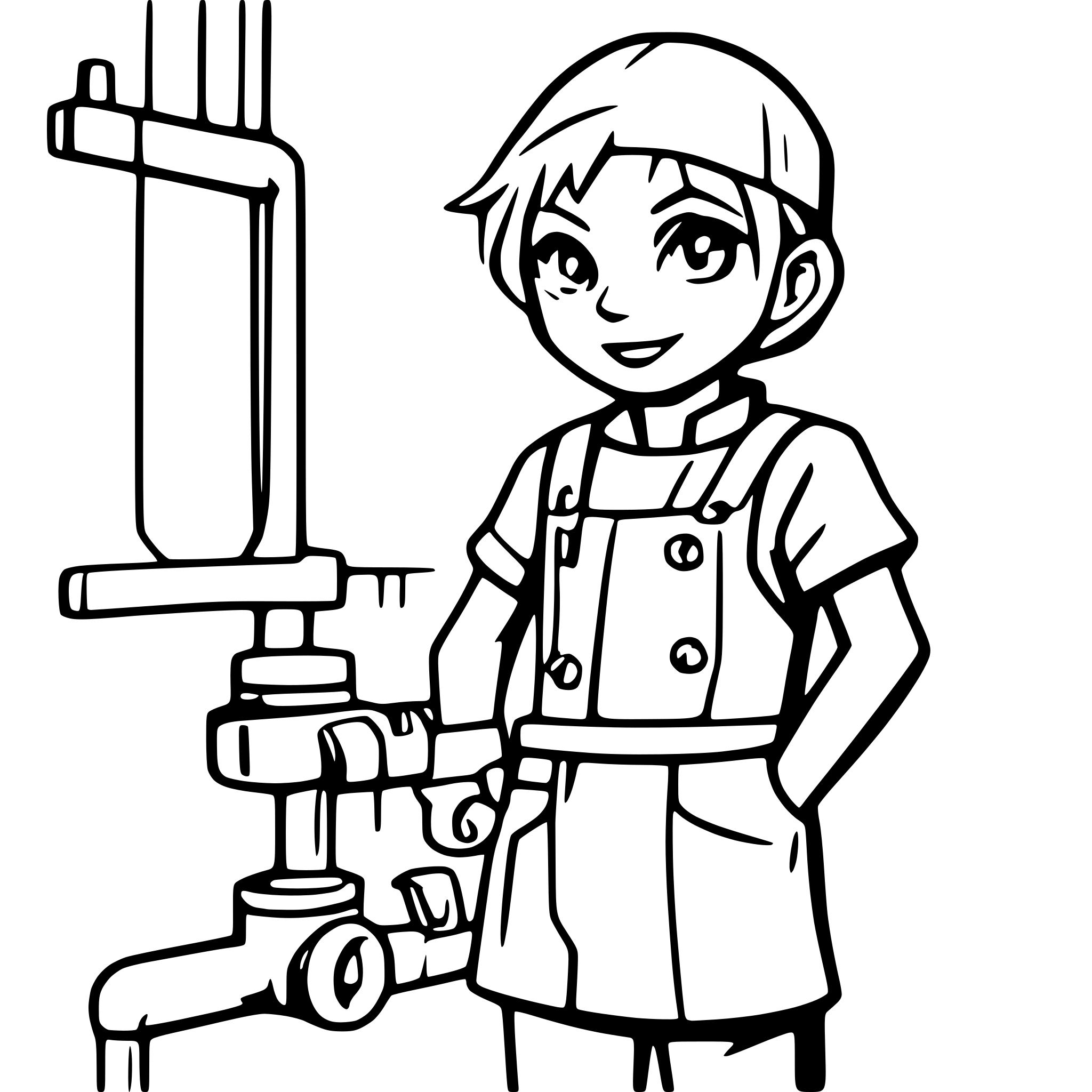 AI-generated SVG of 'male plumbing'
