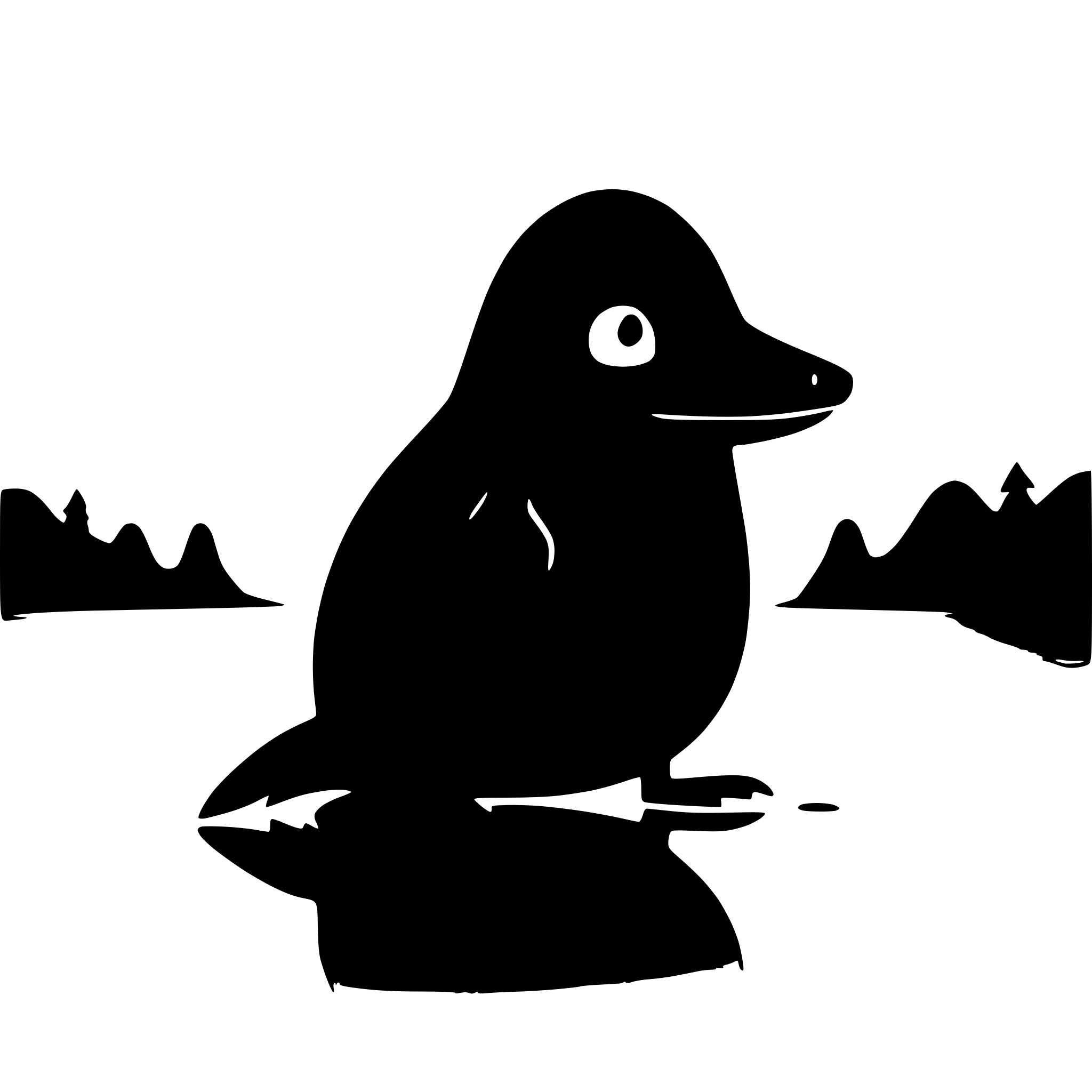 AI-generated SVG of a the groke in moomin and only the groke