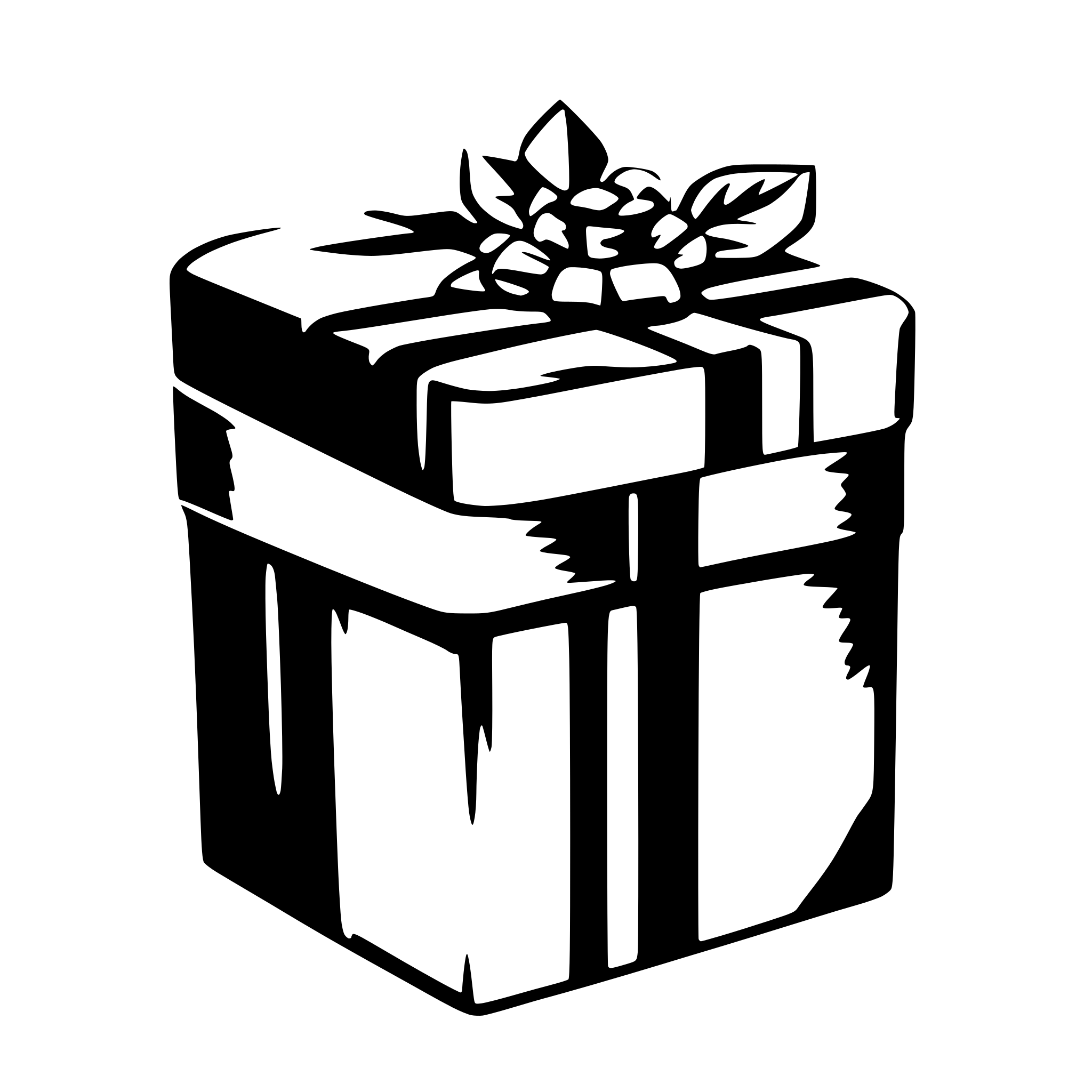 AI-generated SVG of a gift box