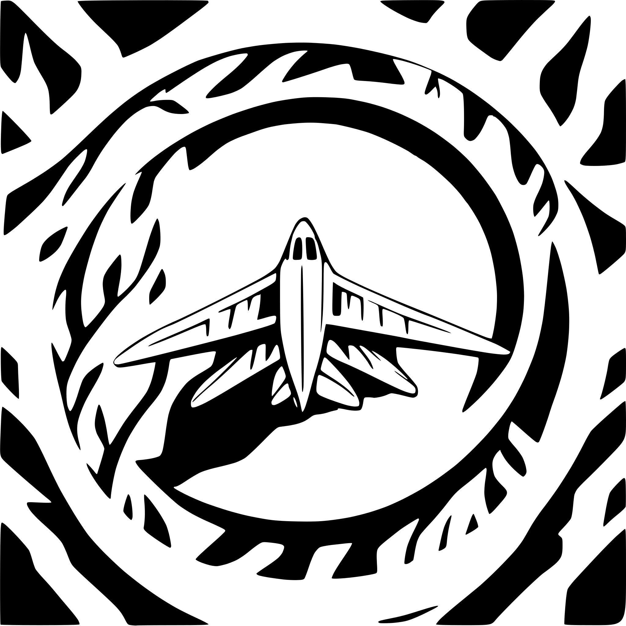 AI-generated SVG of a paper plane silhouette