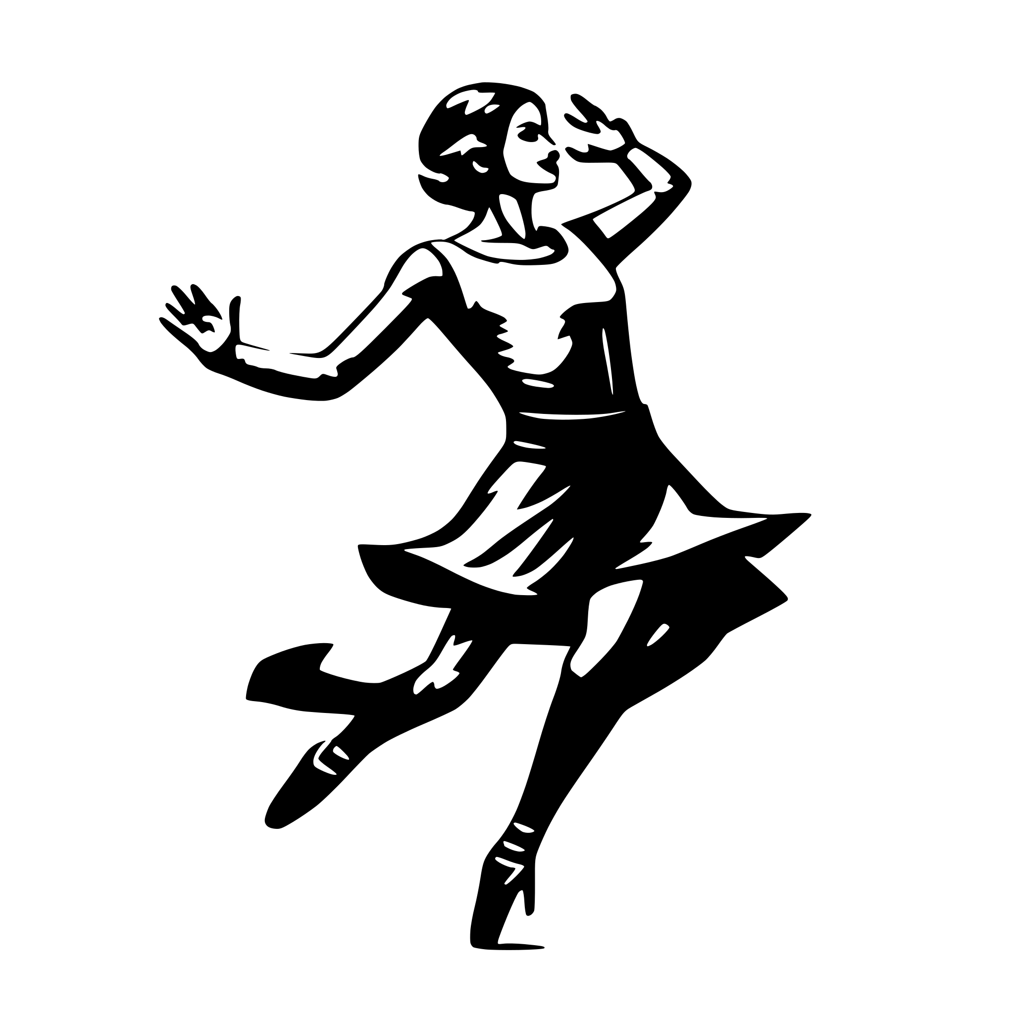 AI-generated SVG of 'dance'