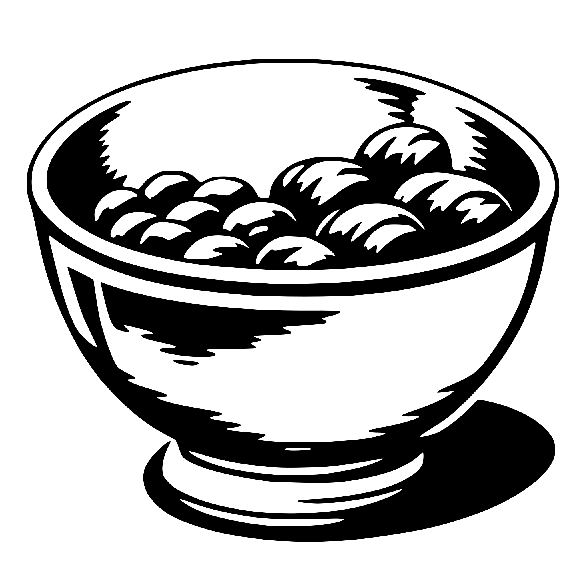 AI-generated SVG of 'bowl'