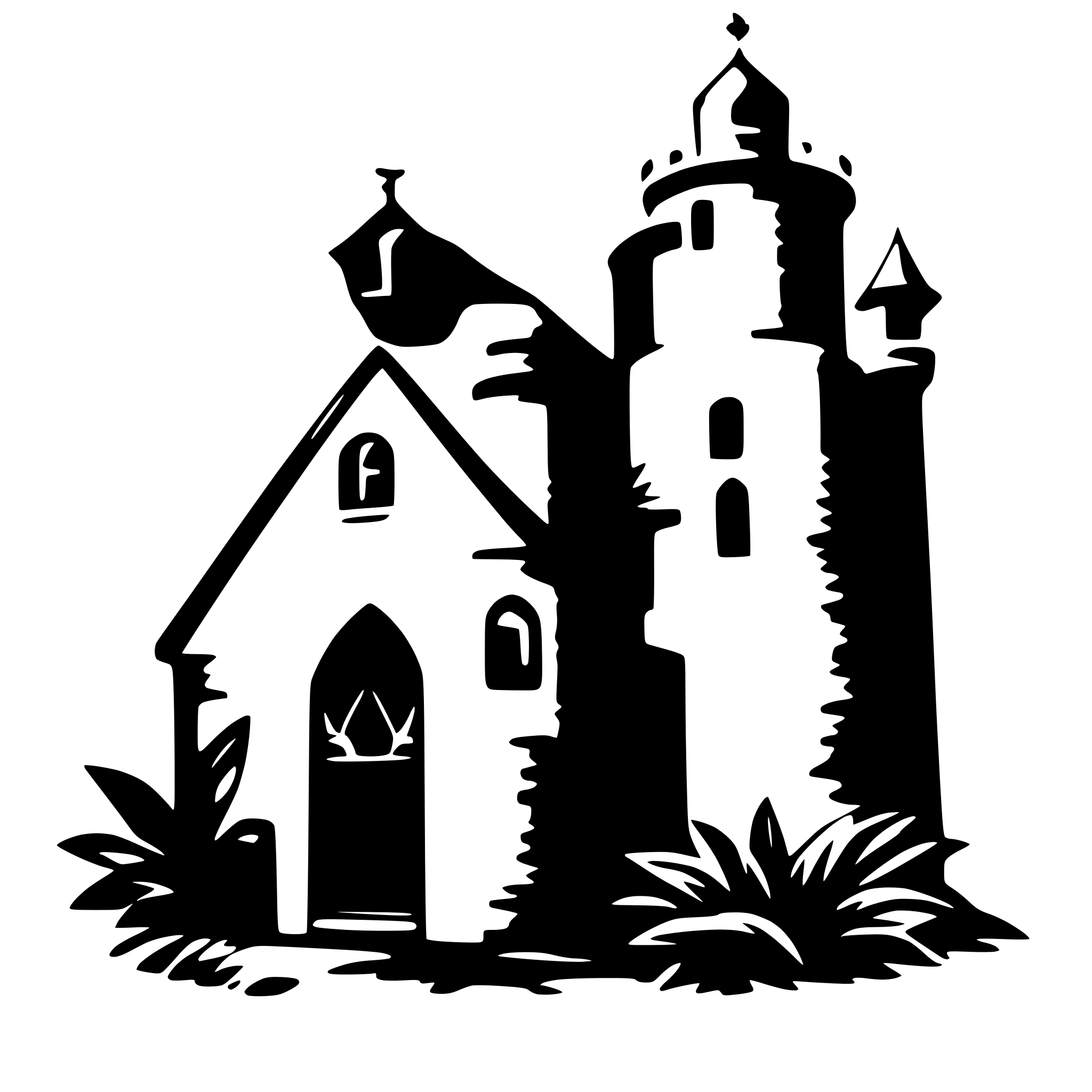 AI-generated SVG of 'kamena kuća u hercegovini'