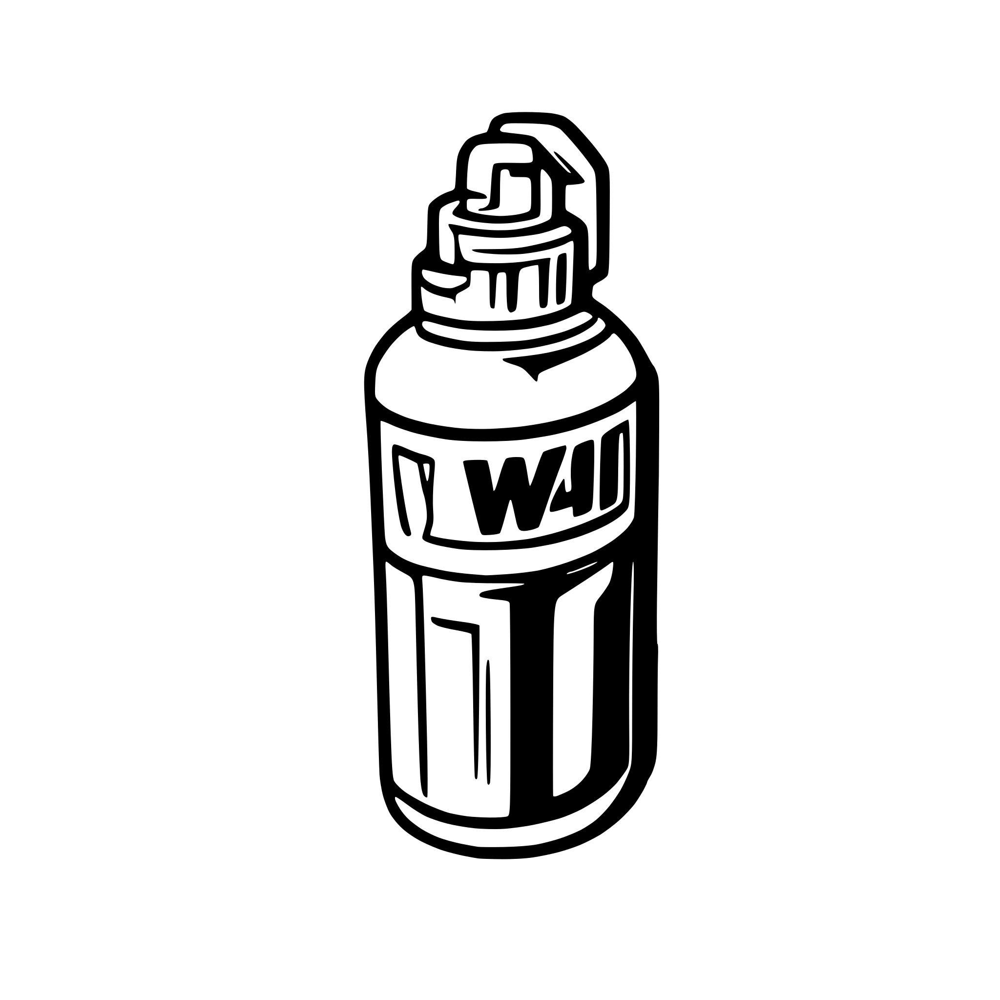 AI-generated SVG of a WD 40 oil
