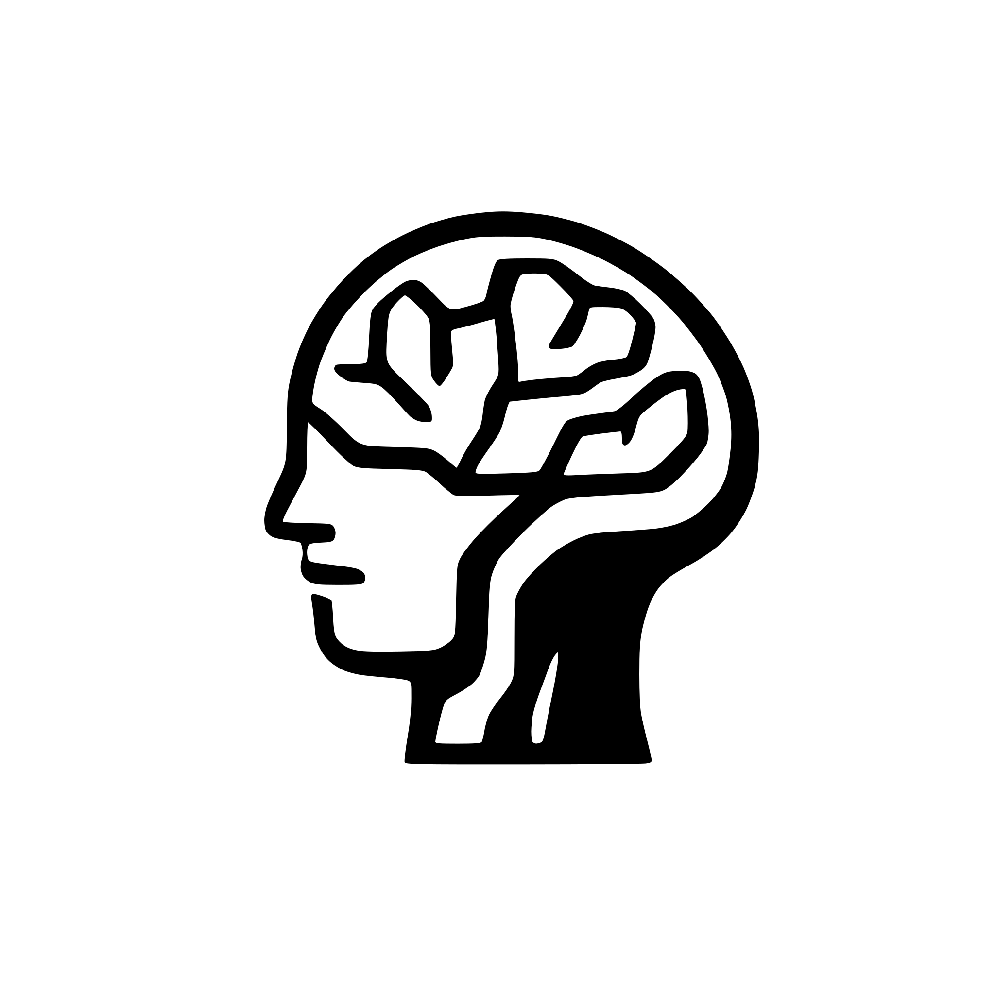 AI-generated SVG of a a simple brain icon to symbolise AI
