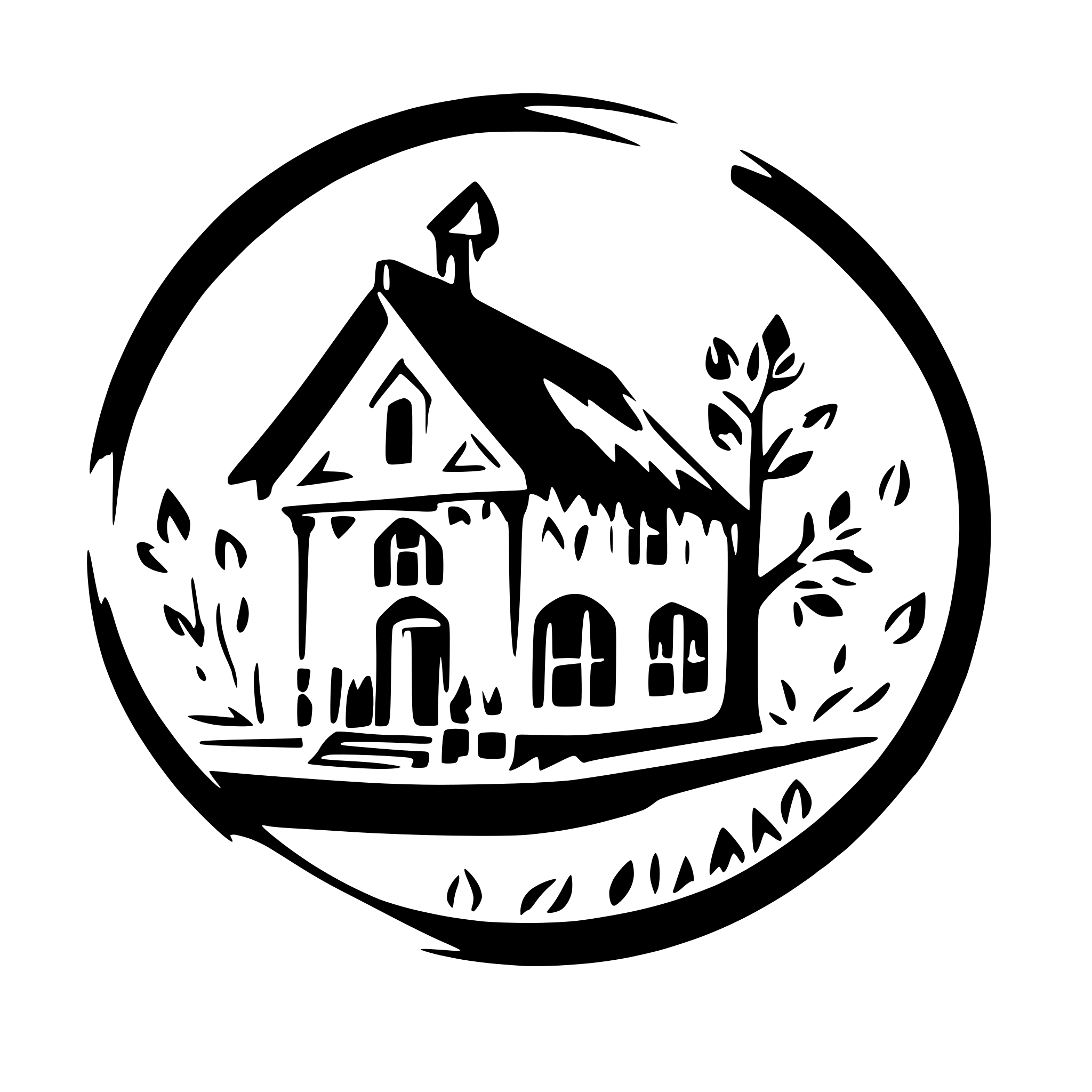 AI-generated SVG of a a cool icon for an old tavern