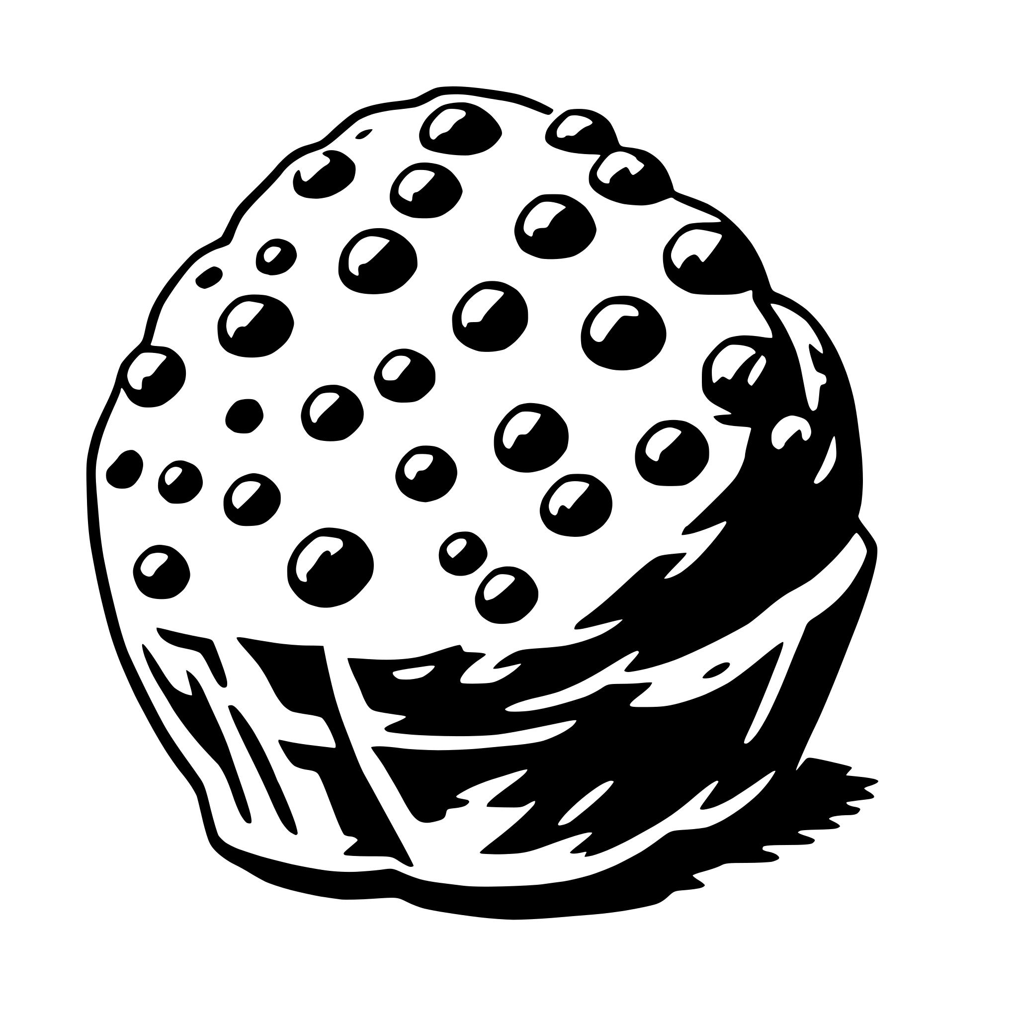 AI-generated SVG of 'truffle'