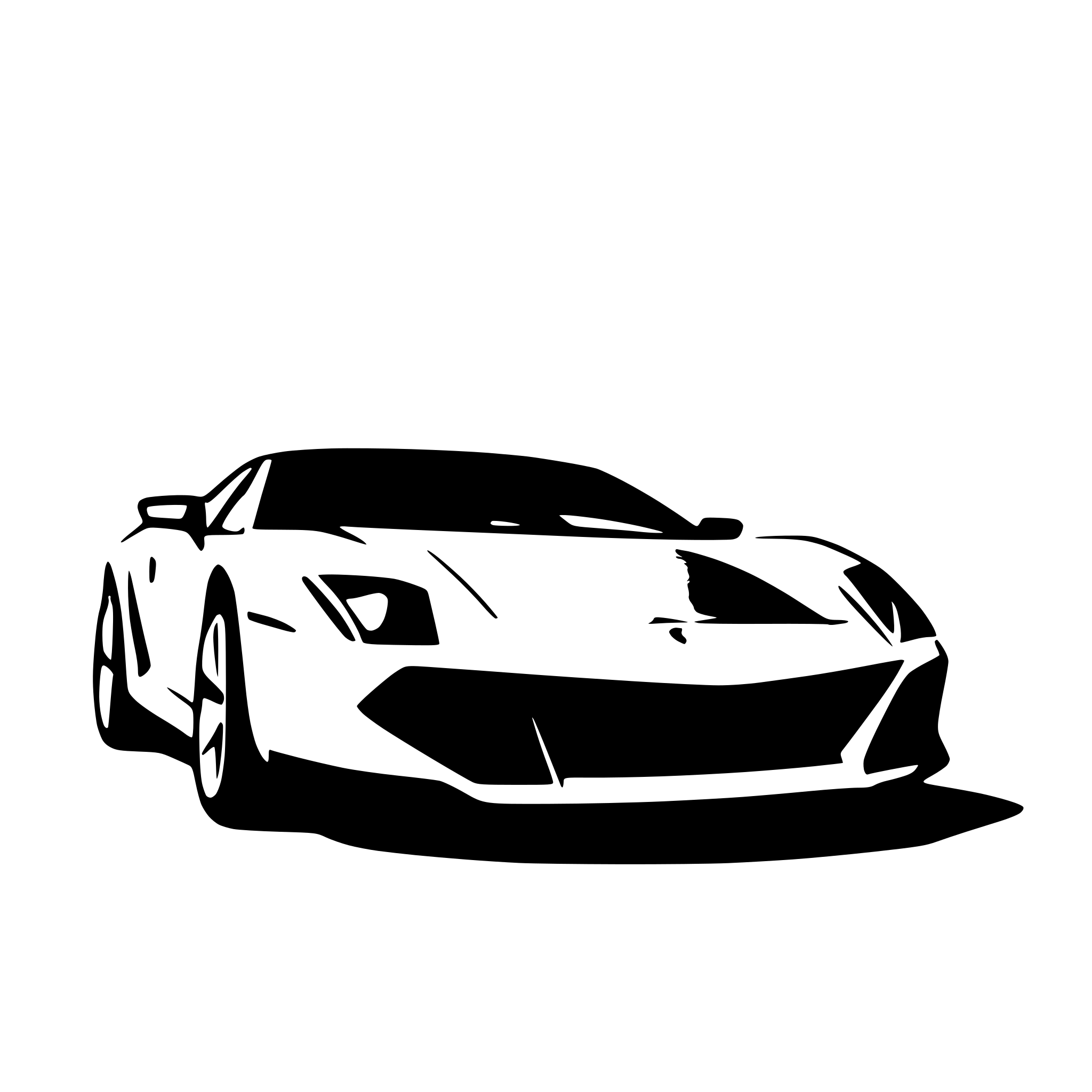 AI-generated SVG of 'filled lamborghini siluette'