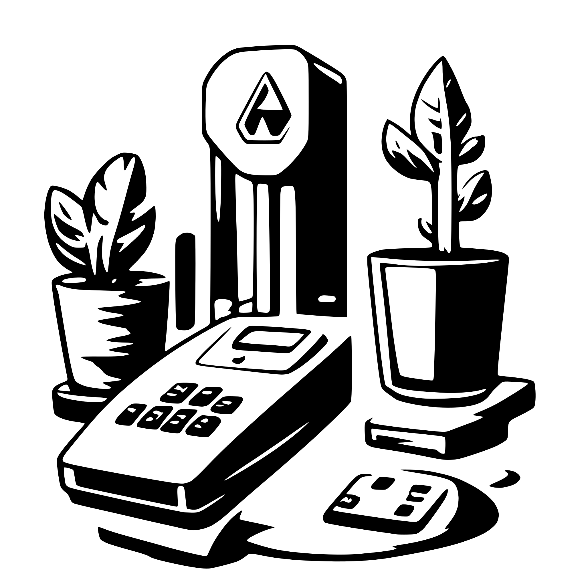 AI-generated SVG of a 📞
