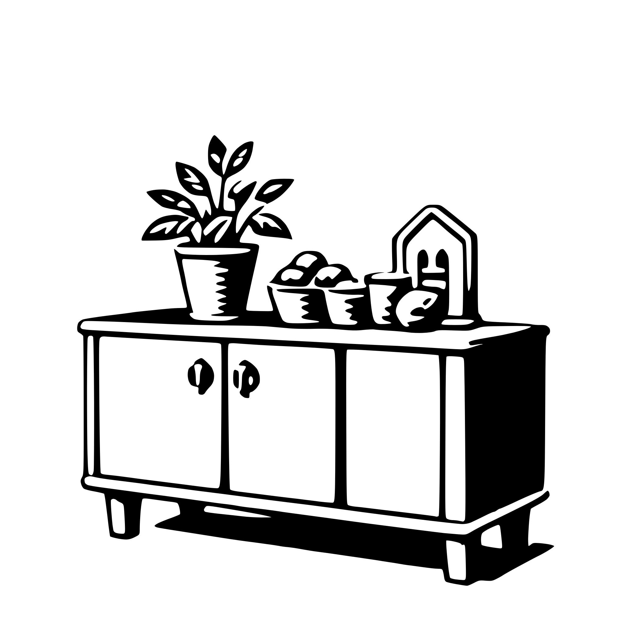 AI-generated SVG of 'sideboard'