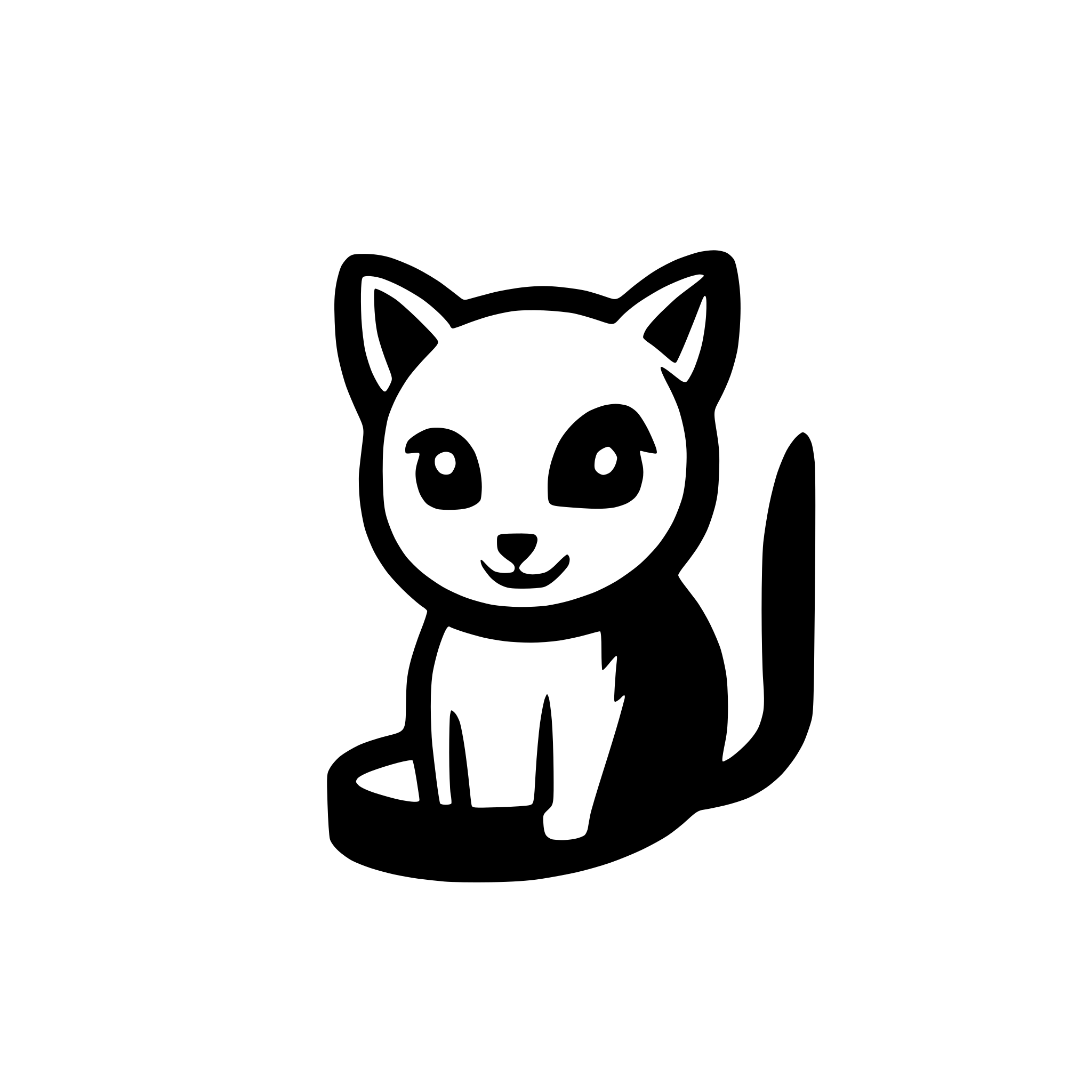 AI-generated SVG of a A simple logo for a pet store
